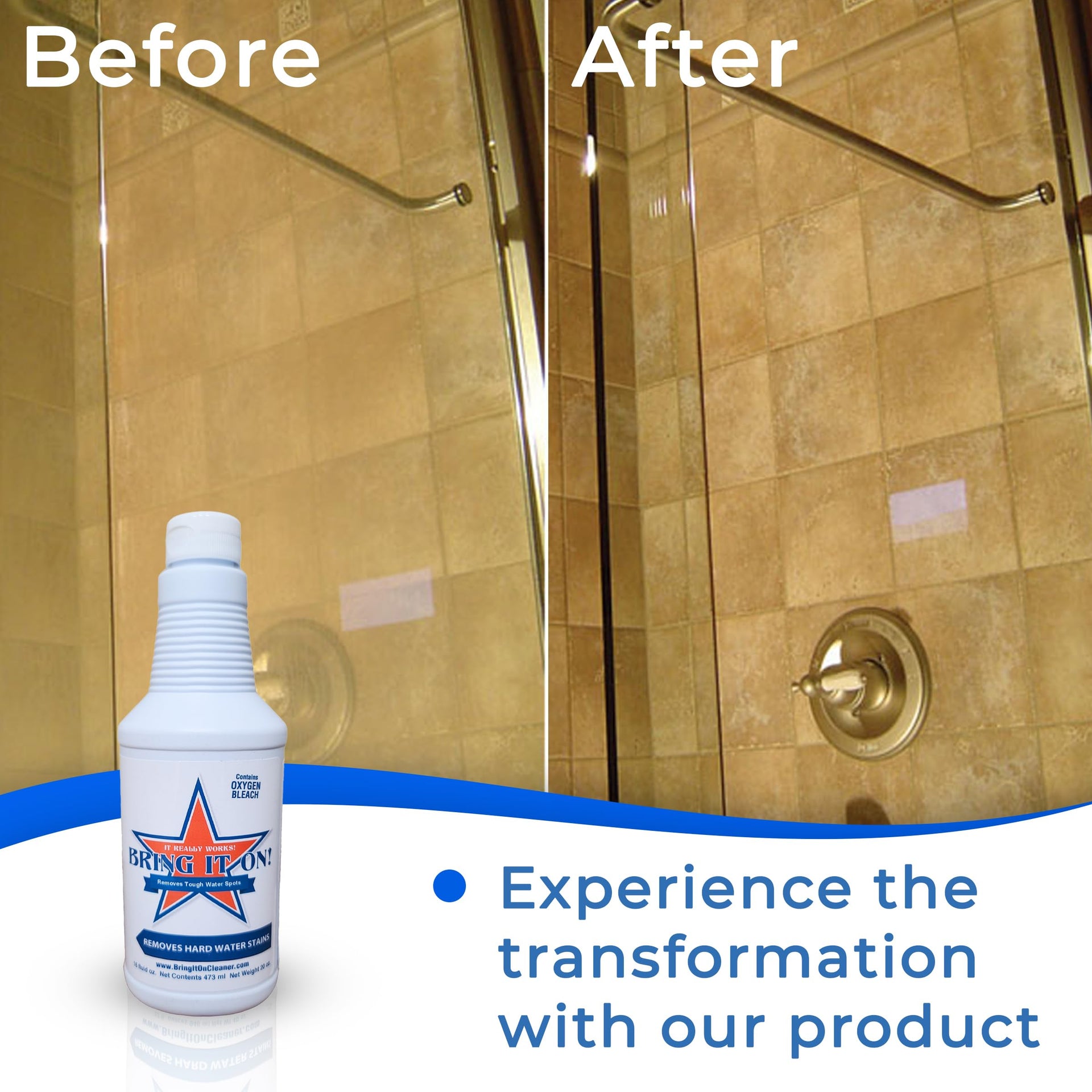 Hard Water Spot Remover Plus 2 Drill Brush Attachments