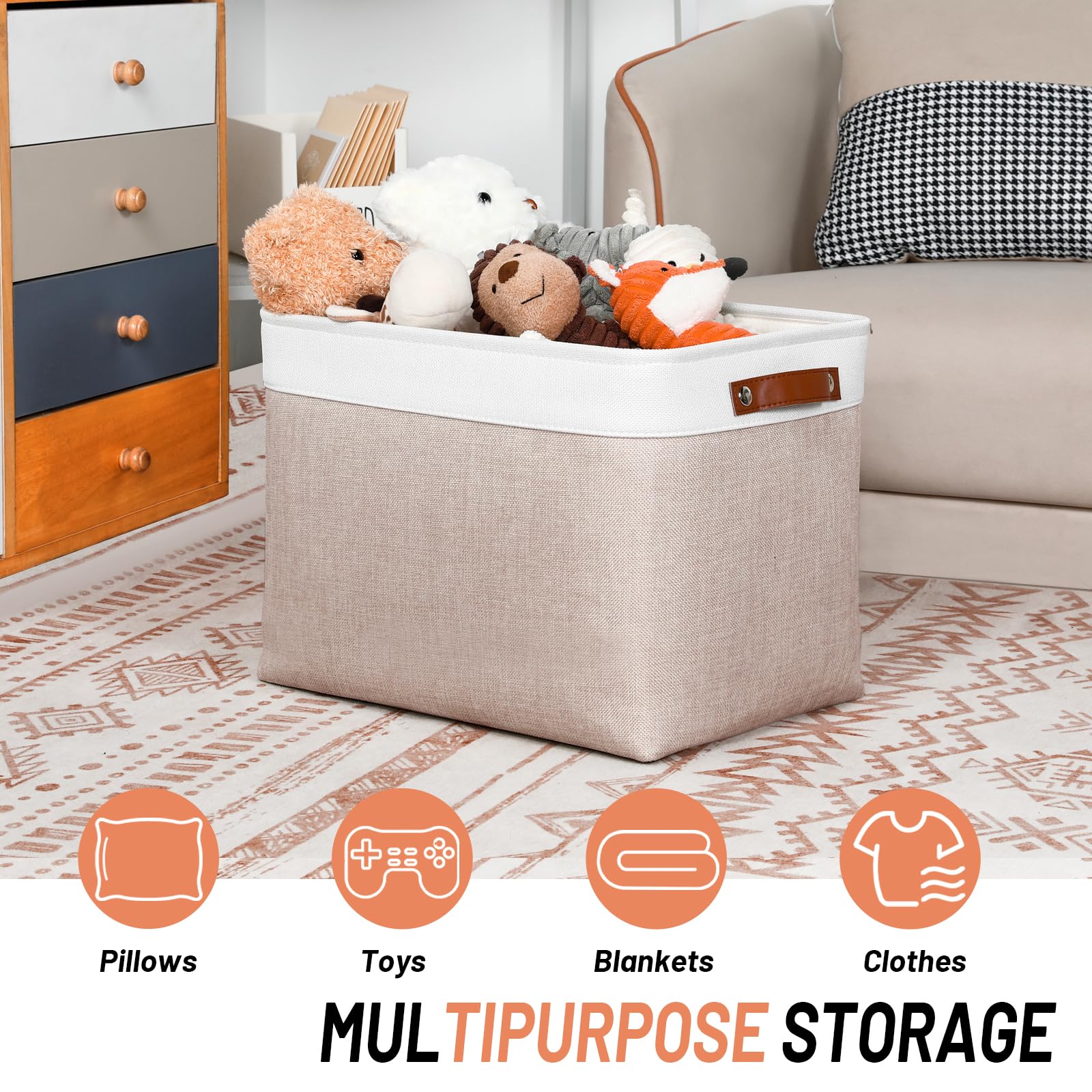 Fabric Storage Bins (3 Count)