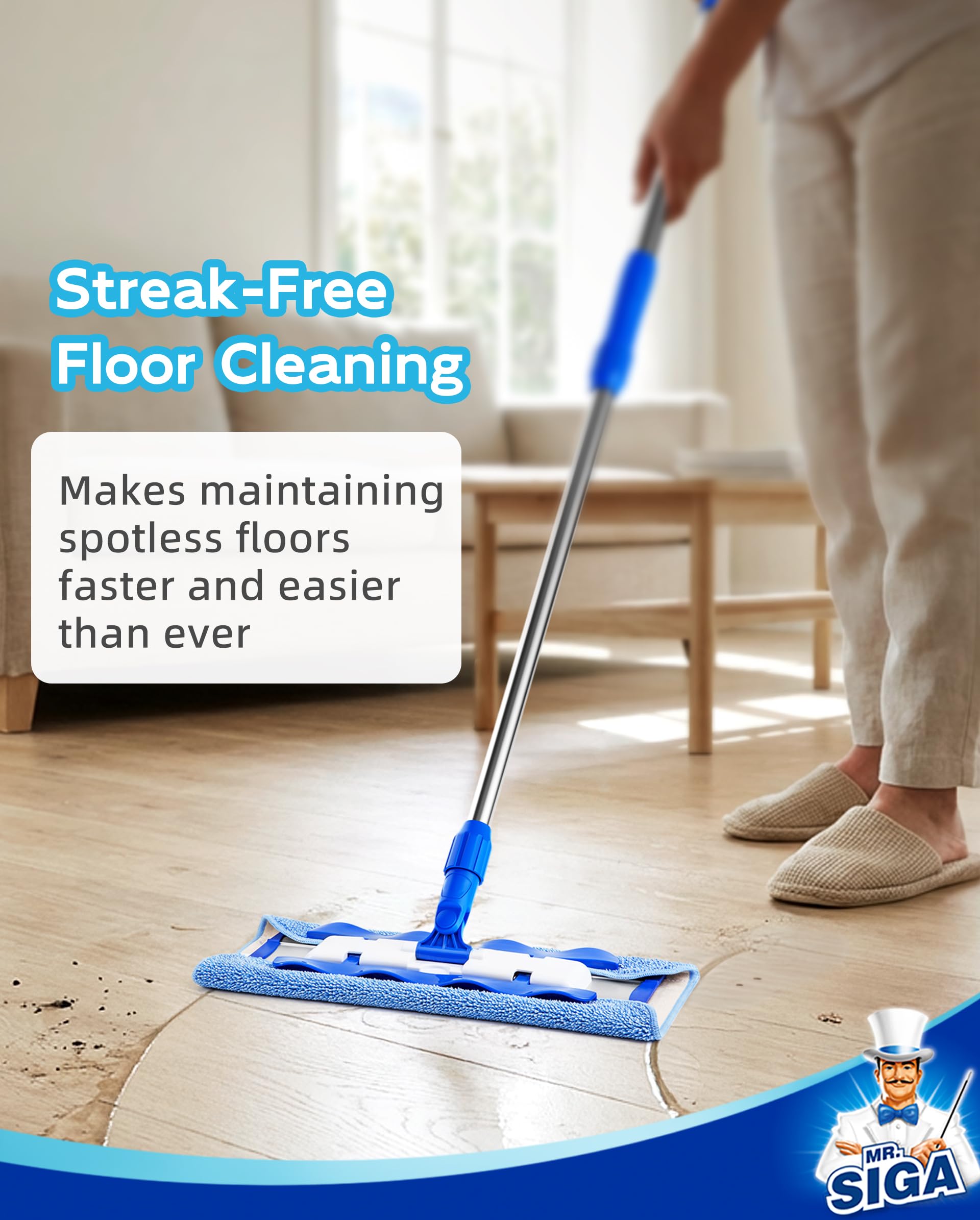 Professional Microfiber Mop for Hardwood