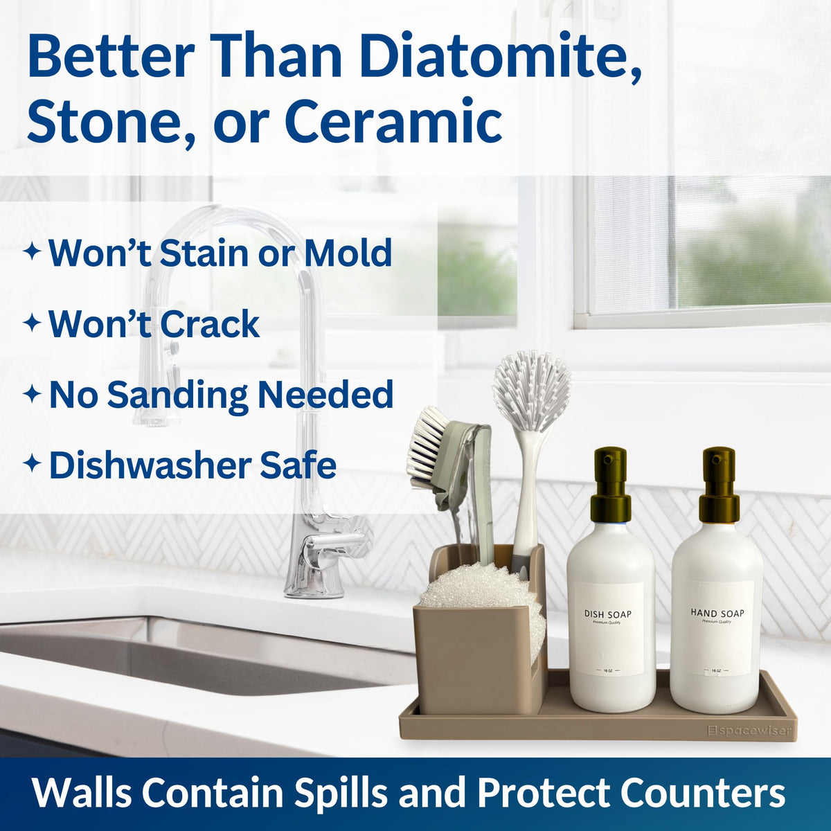 Silicone Countertop & Vanity Tray