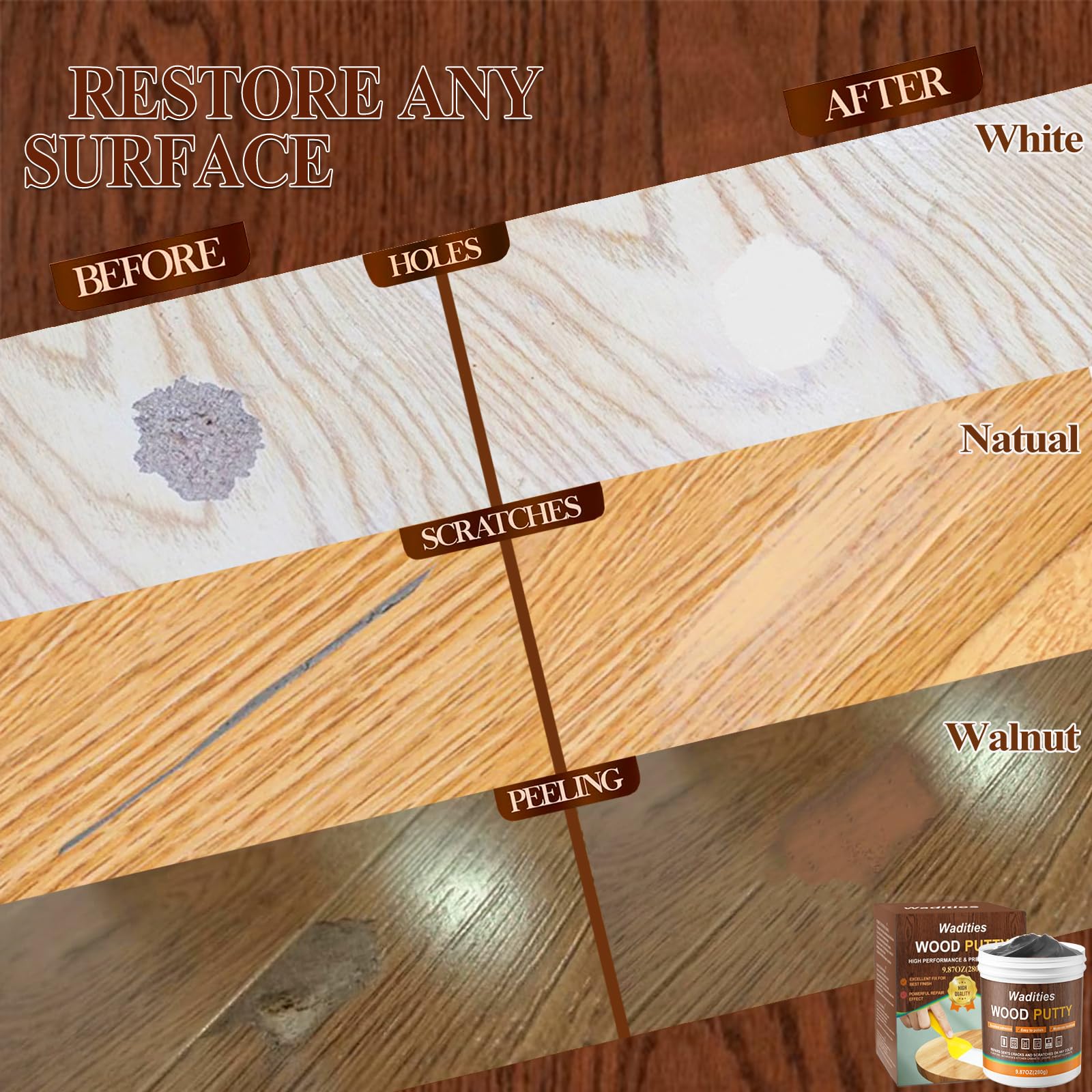 Black Wood Filler (9.87 Ounce)