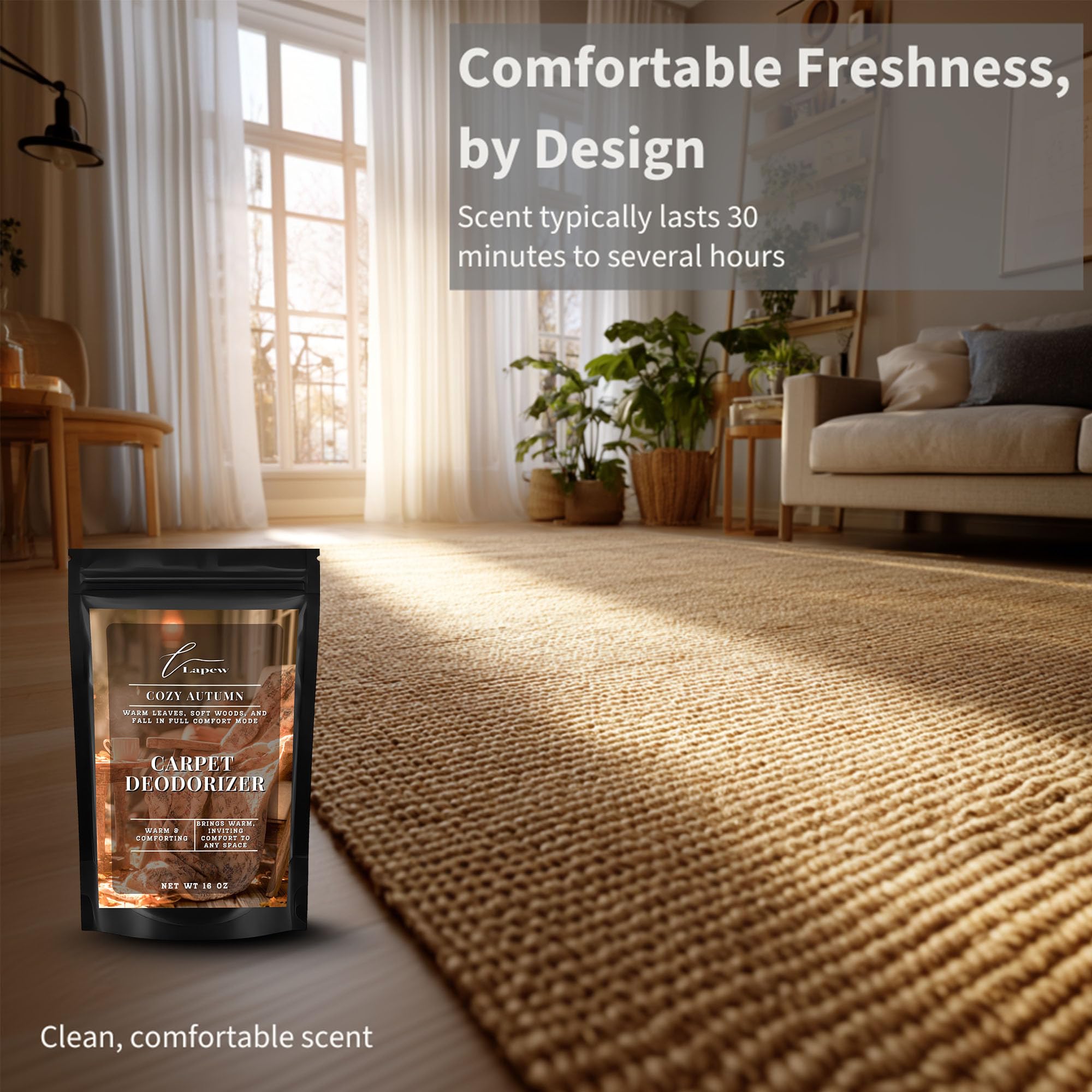 Cozy Autumn Carpet Deodorizer Powder (16 Ounce)
