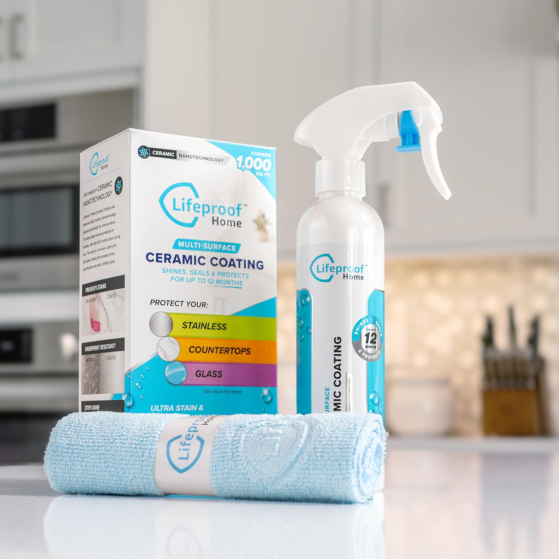 2 Pack Ceramic Coating Spray Kit (16 Fl Oz)