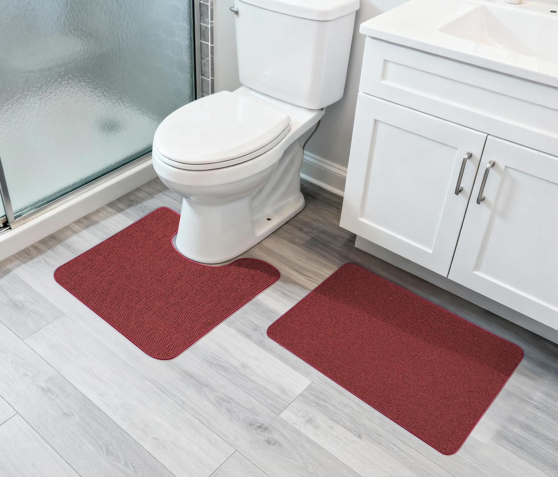 Bath Mat Set 2 Pieces (4.5 Sq Ft)