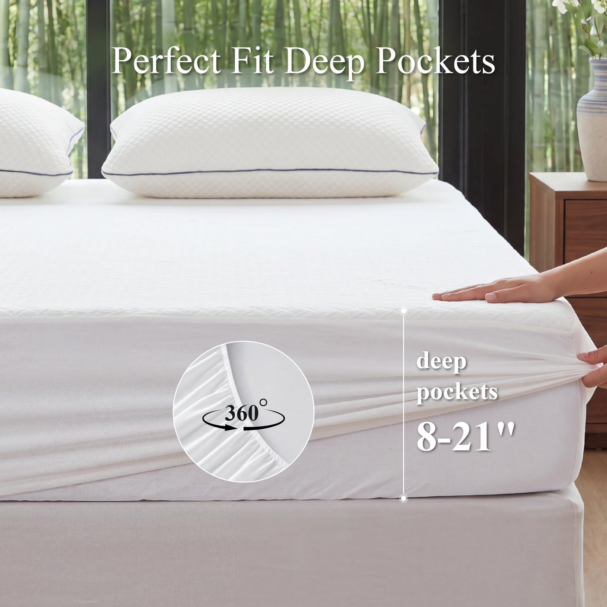 Queen Size Waterproof Mattress Protector