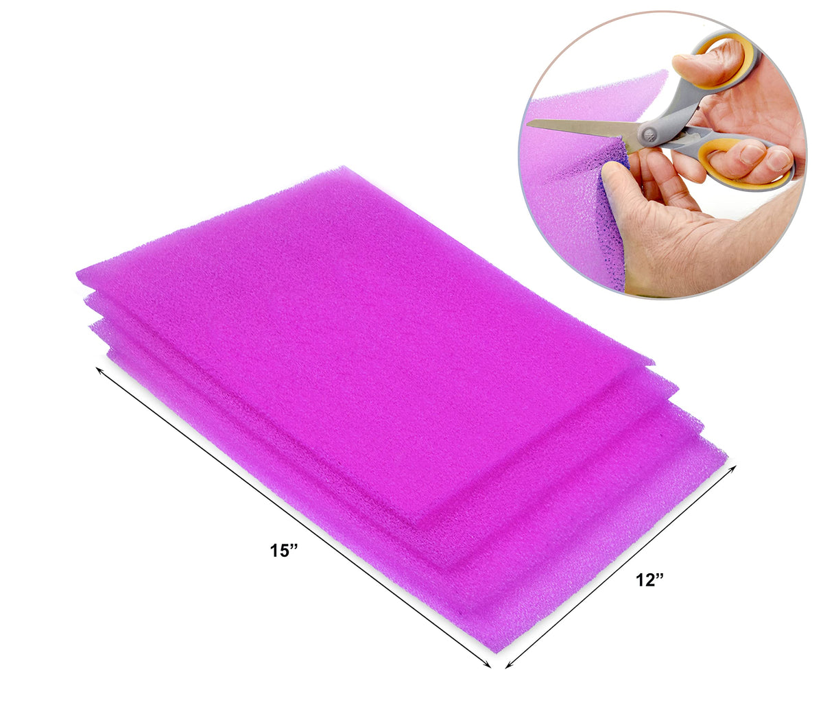 Fruit & Veggie Life Extender Liner for Fridge Refrigerator Drawers (5 Sq Ft)