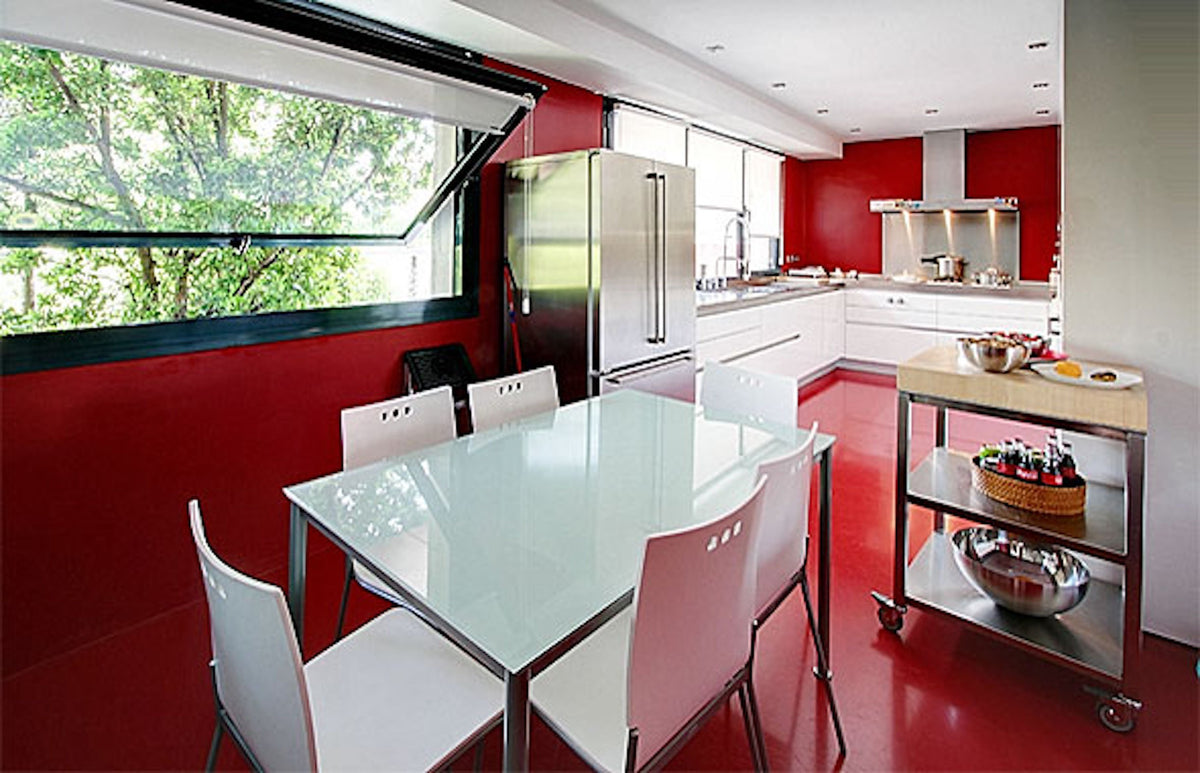 10009 Mexican Red Epoxy Resin Coating Made with Beautiful and Vibrant Pigments (96 Fl Oz)
