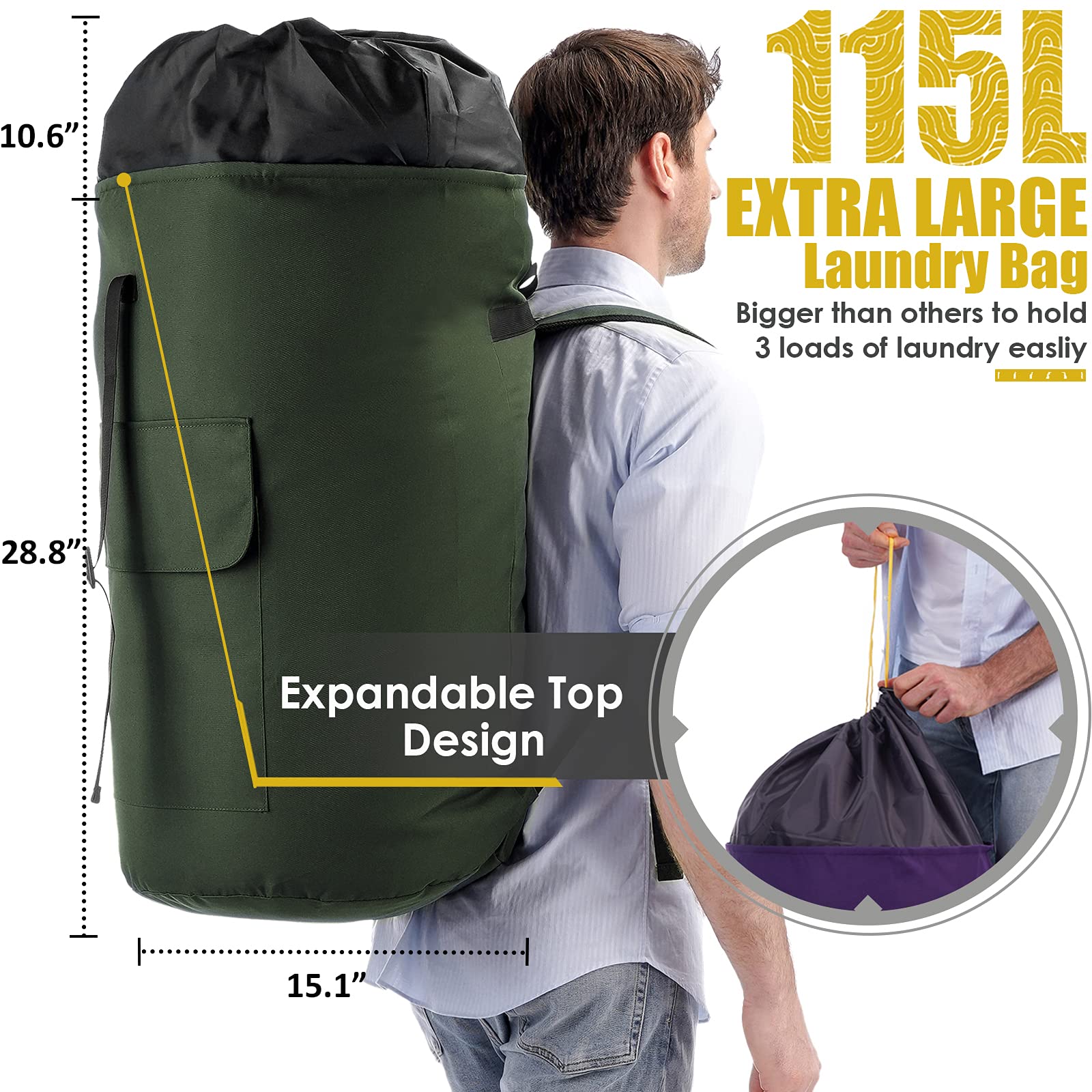 Backpack Laundry Bag