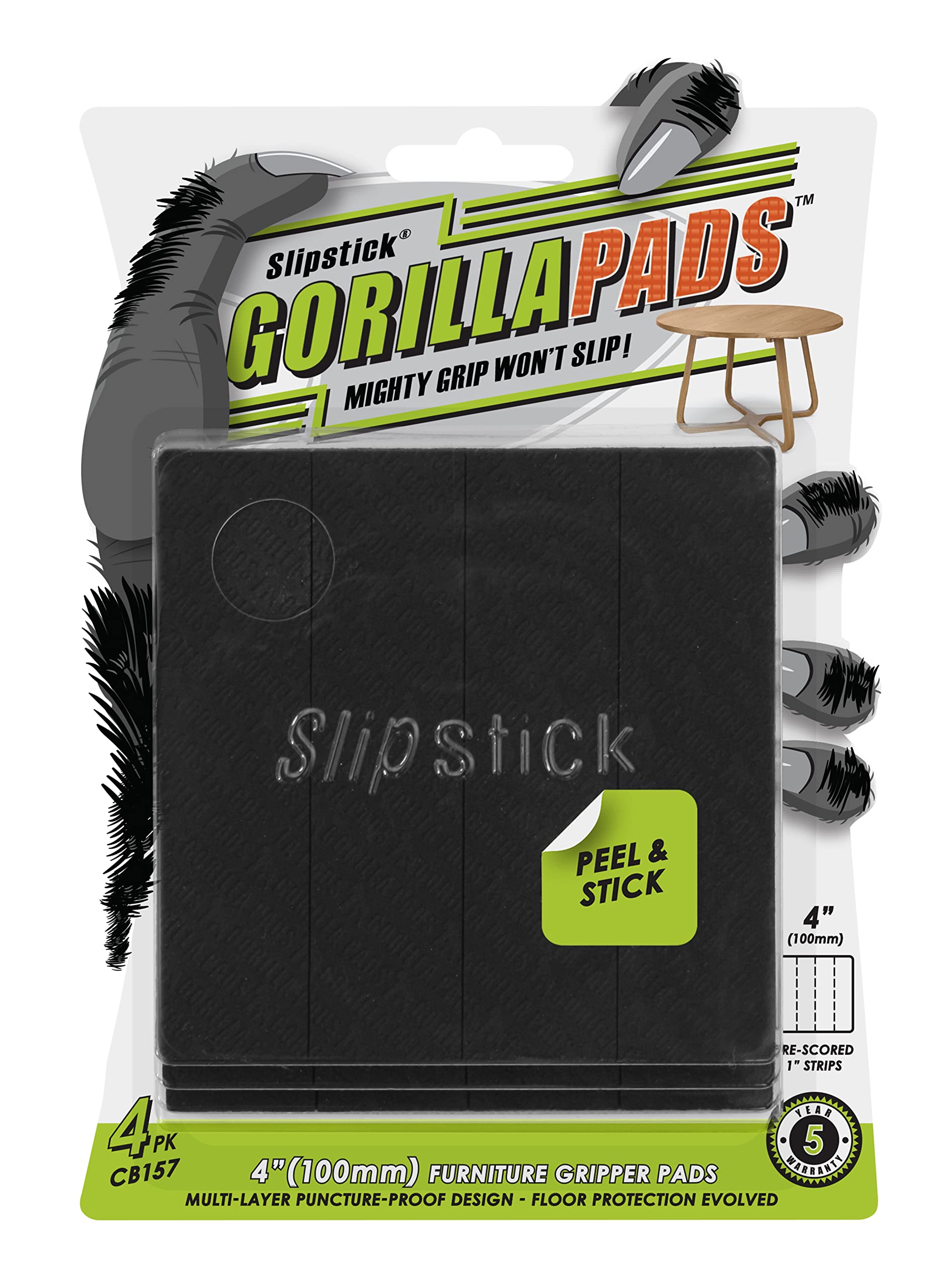 GorillaPads Non Slip Furniture Pads (4 Count)