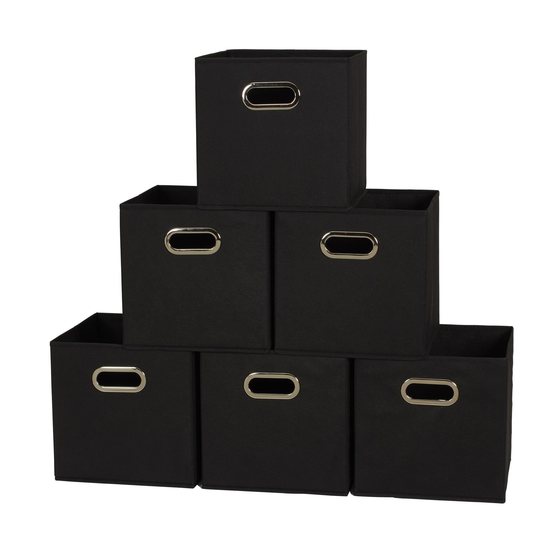 Foldable Fabric Storage Bins 6 Piece Set (6 Count)