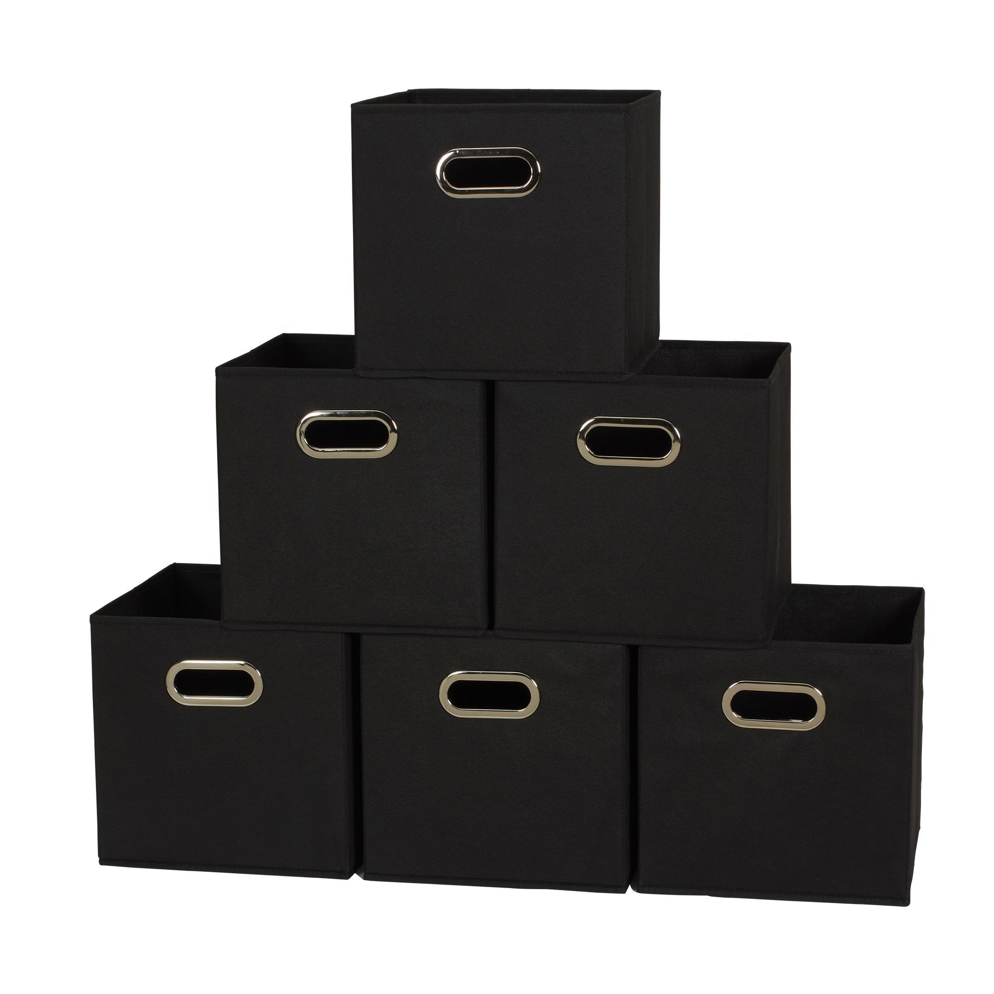 Foldable Fabric Storage Bins 6 Piece Set (6 Count)