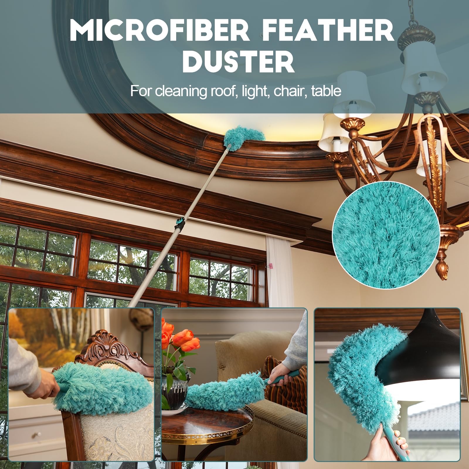 36 Foot High Reach Duster Kit with 7