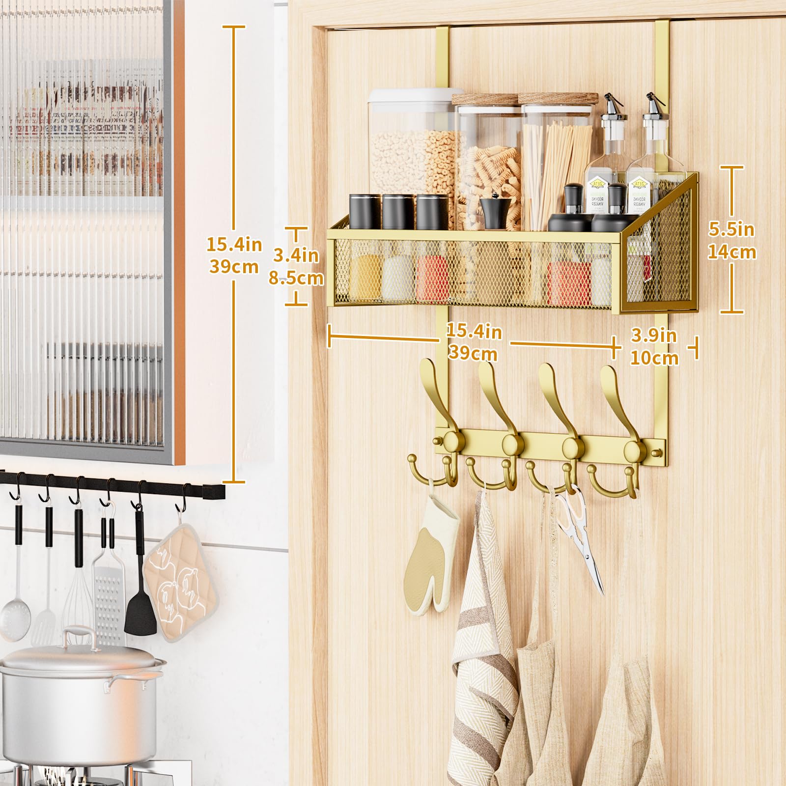 Over The Door Hooks Organizer