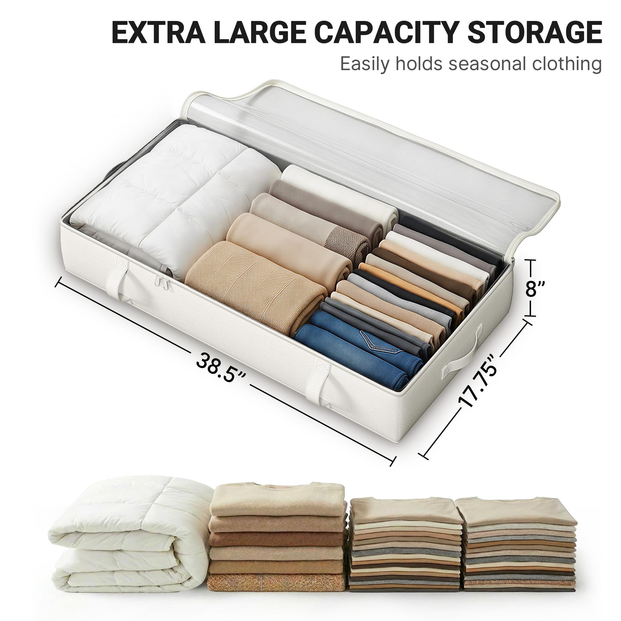 2 Pack Under Bed Storage Containers (2 Count)