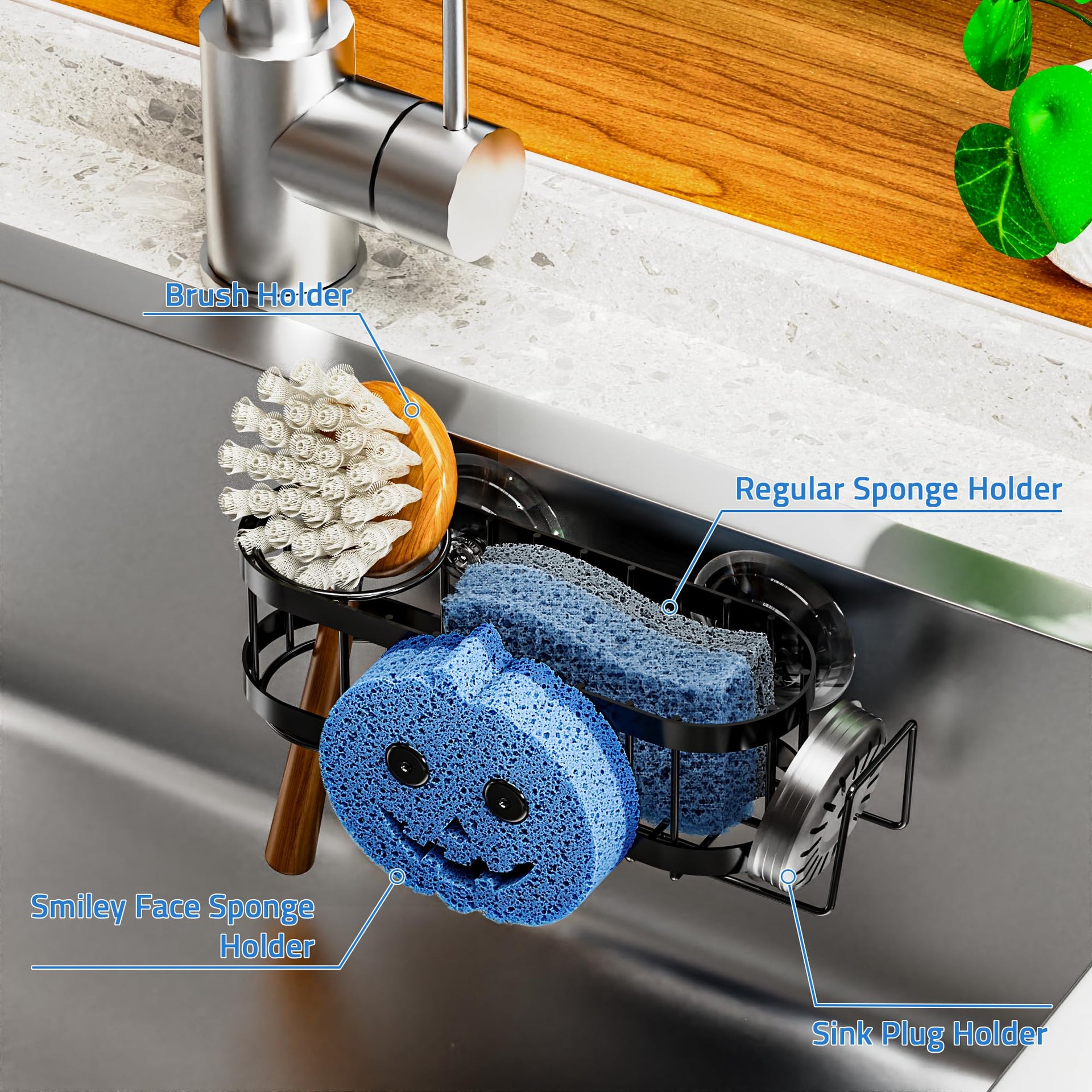 Sponge Holder Smiley Face