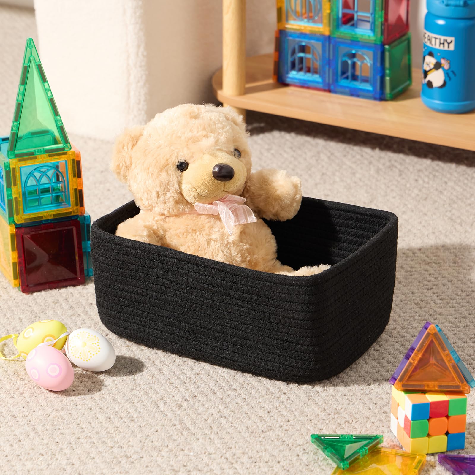 Small Storage Baskets for Organizing (3 Count)