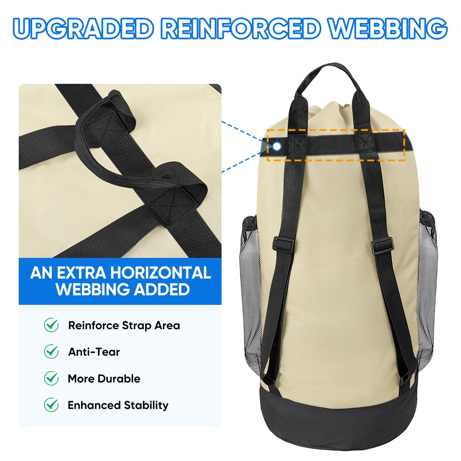 150L Laundry Bag Backpack