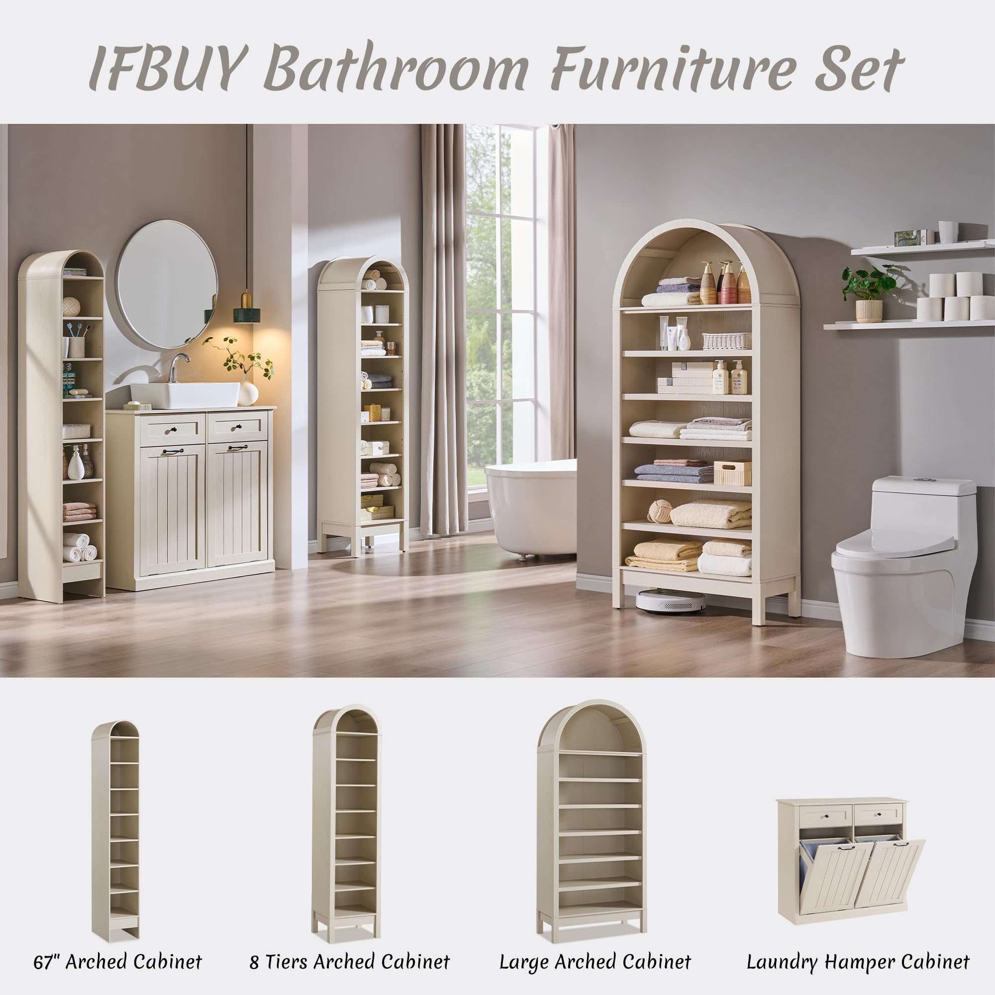 Double Tilt Out Laundry Hamper Cabinet