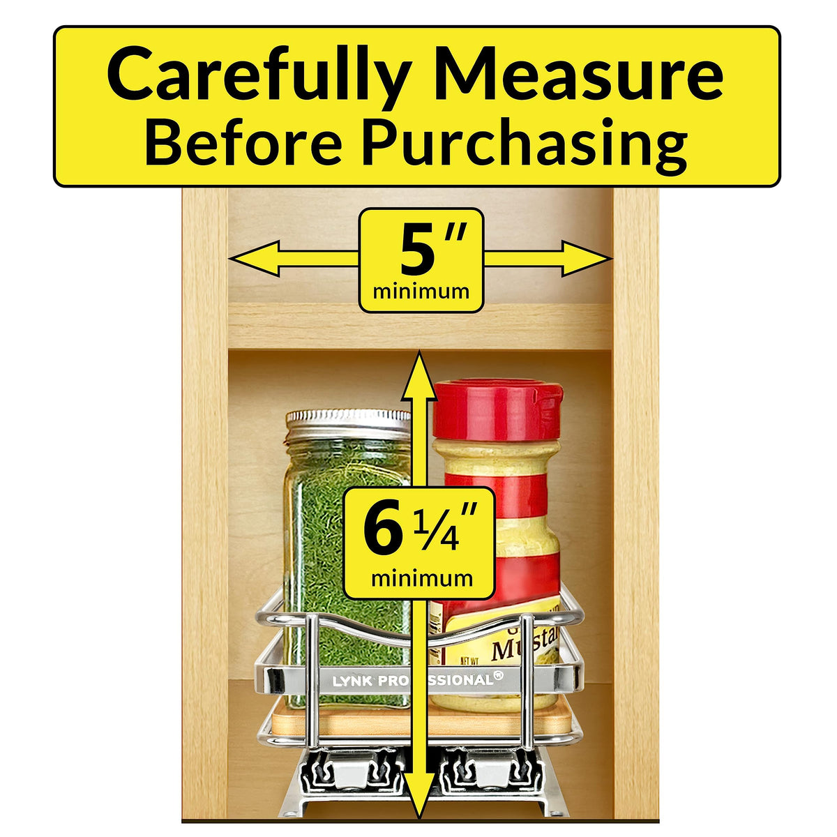 lite™ Pull Out Spice Organization for Cabinets