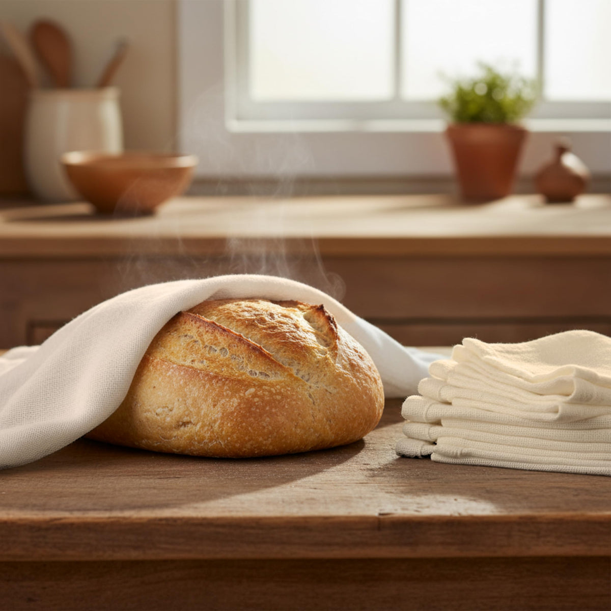 Flour Sack Towels for Bread Dough Proofing