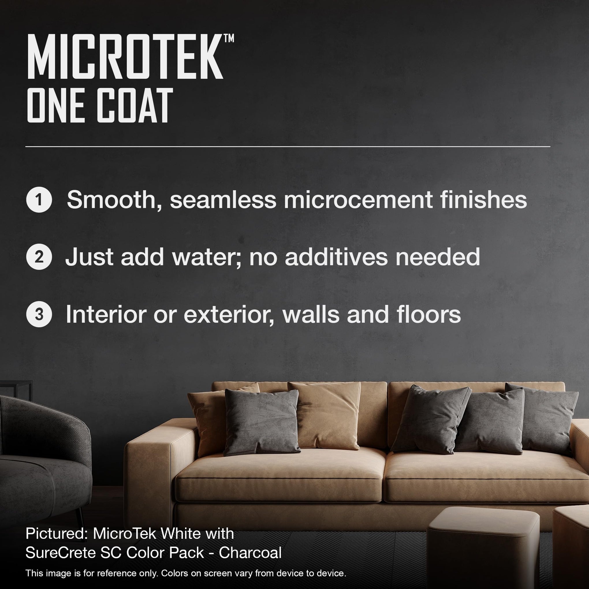MicroTek One Coat Microcement Overlay