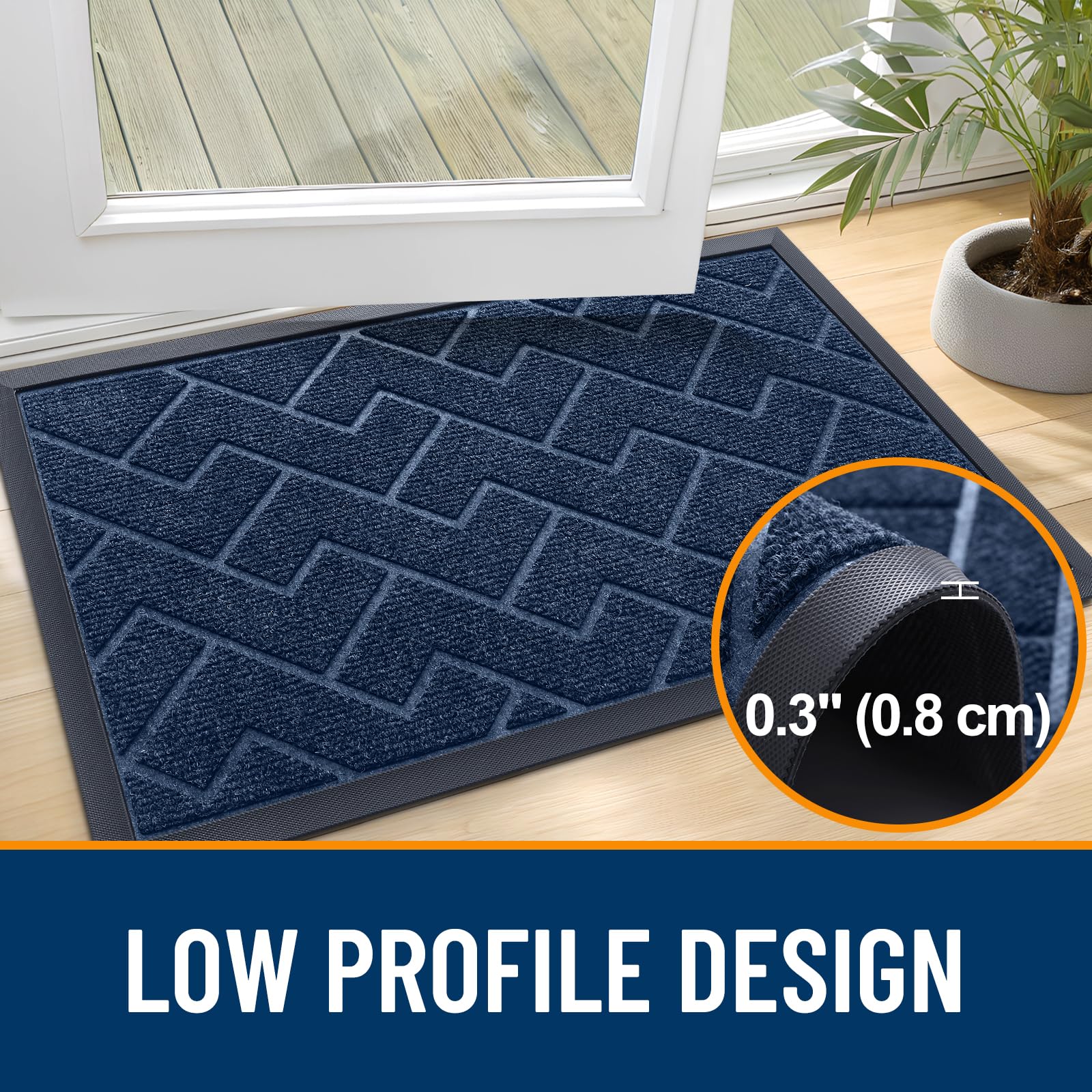 Front Door Mat Outside 47x23 (10.51 Sq Ft)