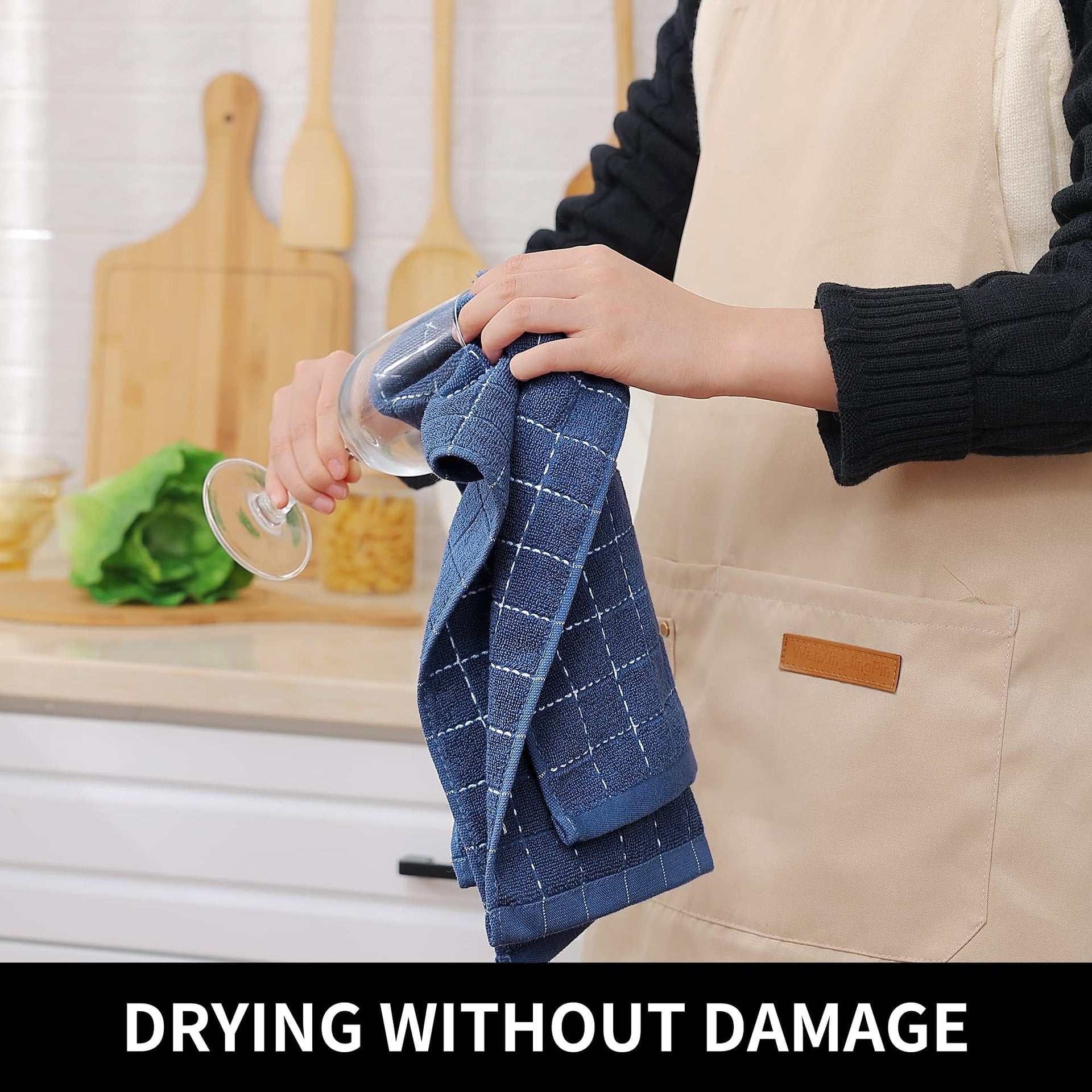 100% Cotton Terry Kitchen Towels (12 Count)
