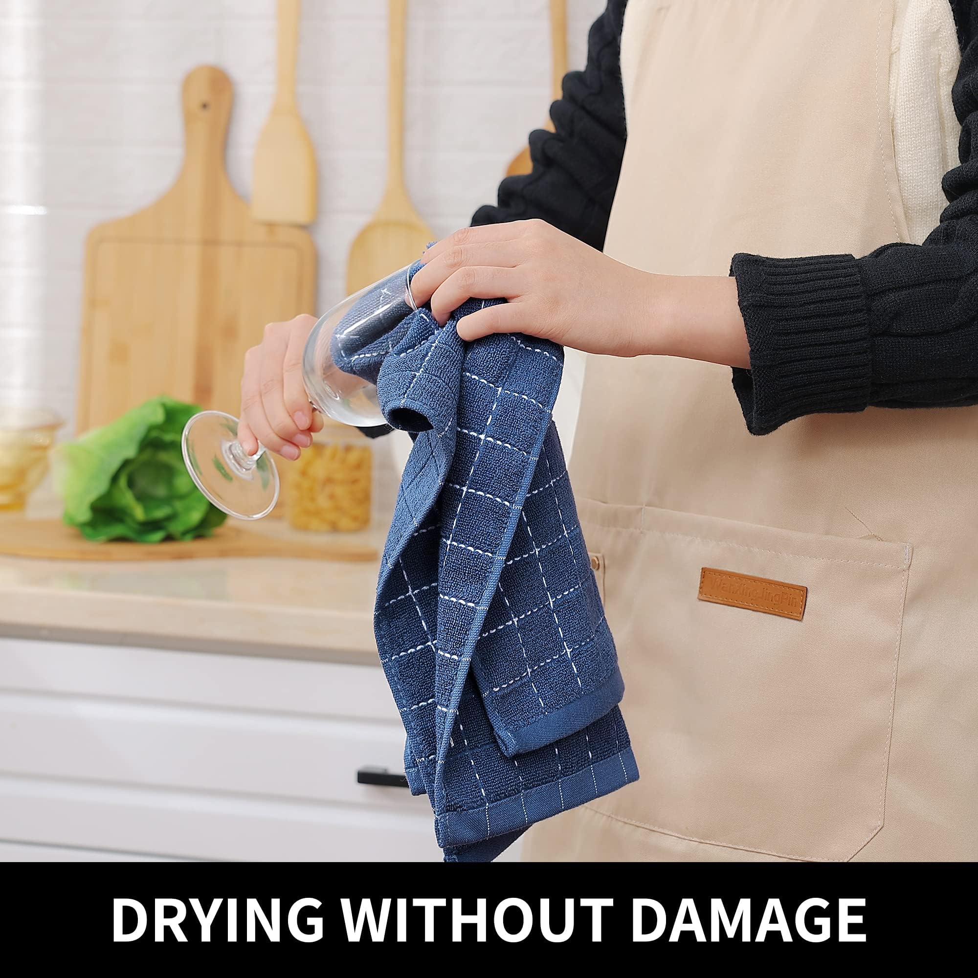 100% Cotton Terry Kitchen Towels (12 Count)