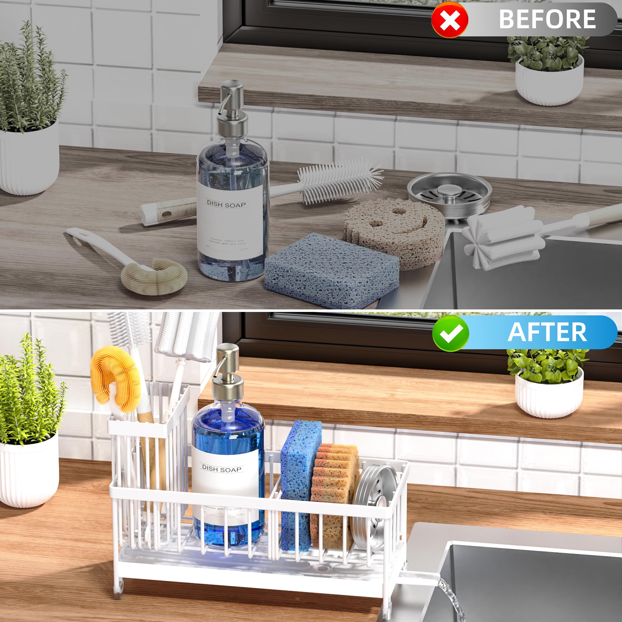 Sponge Holder for Kitchen Sink
