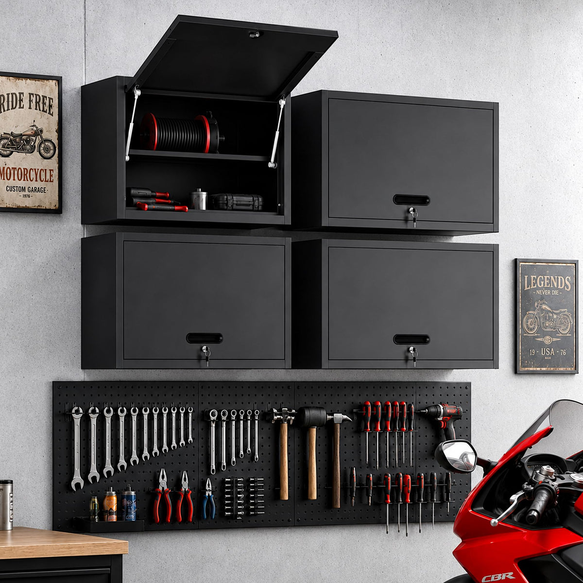 Metal Storage Cabinet for Garage