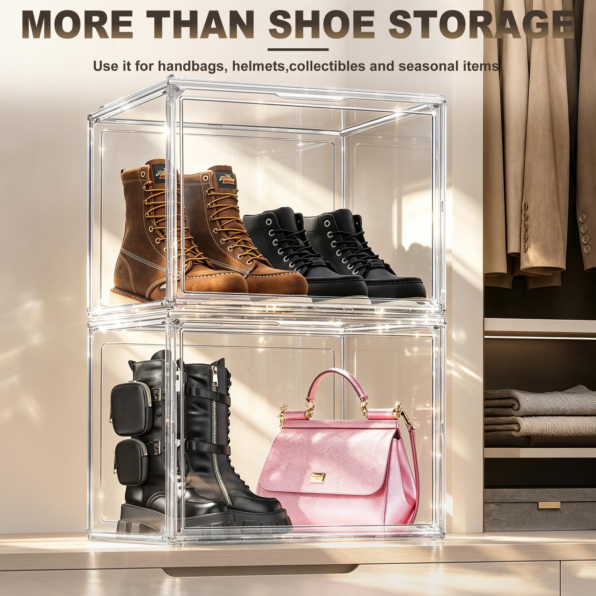 1 Pack Oversized Acrylic Boot Display