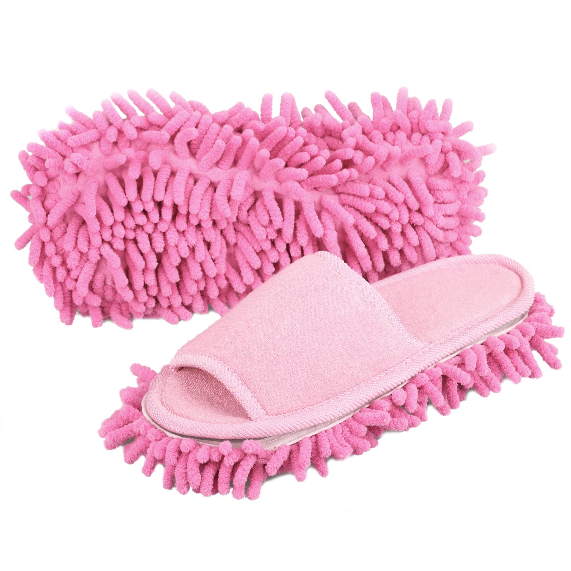 Women's Microfiber Floor Cleaning Mop Slippers with Terry Towel Fabric (150 Gram)