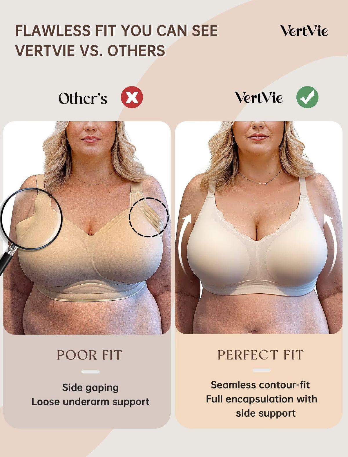 Seamless Jelly Bra No Underwire Supportive Bralette