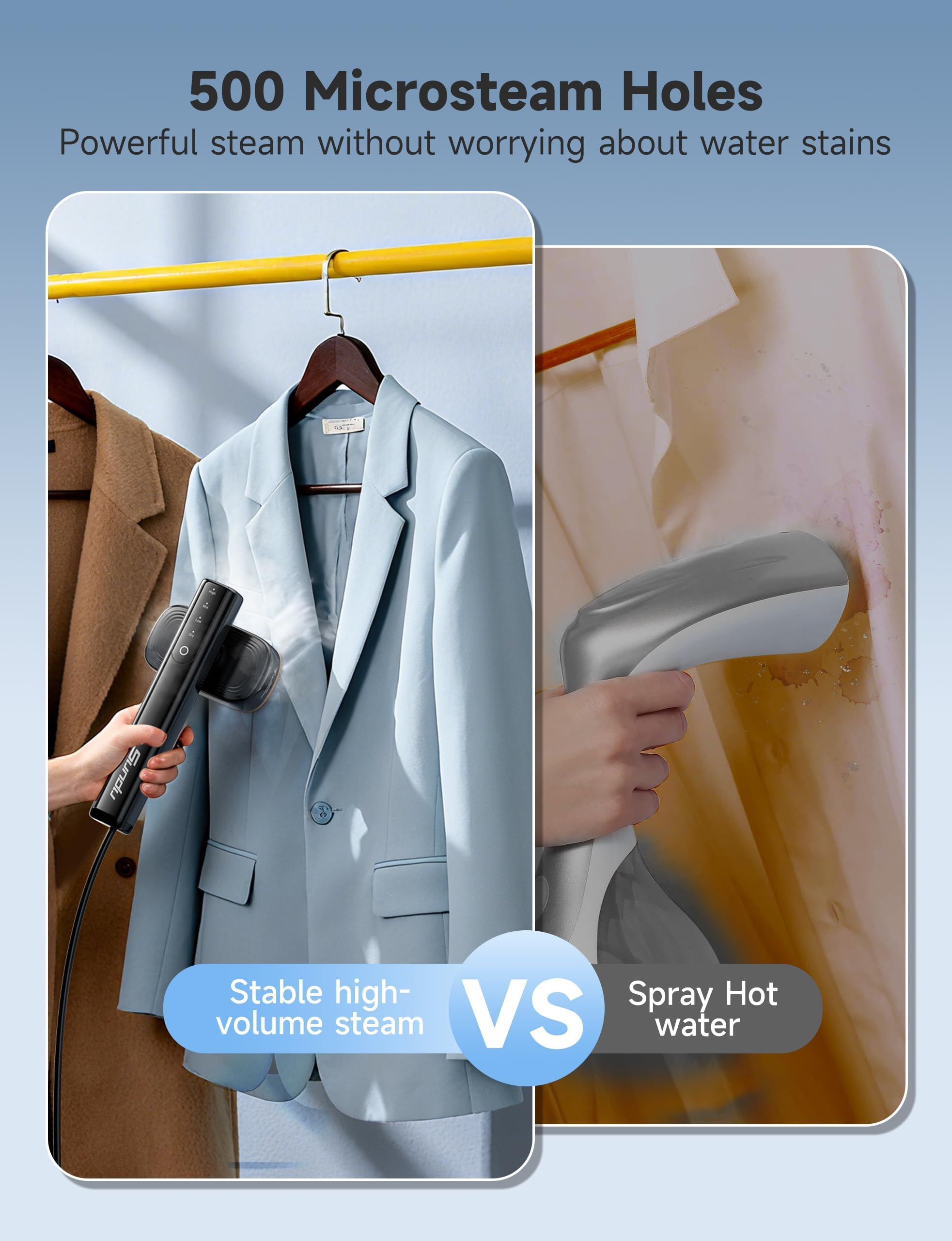 Portable Travel Steamer for Clothes