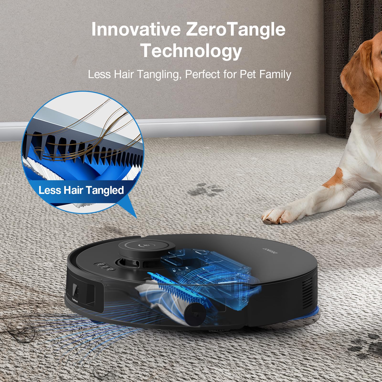 DEEBOT T30S AI Care Robot Vacuum and Mop