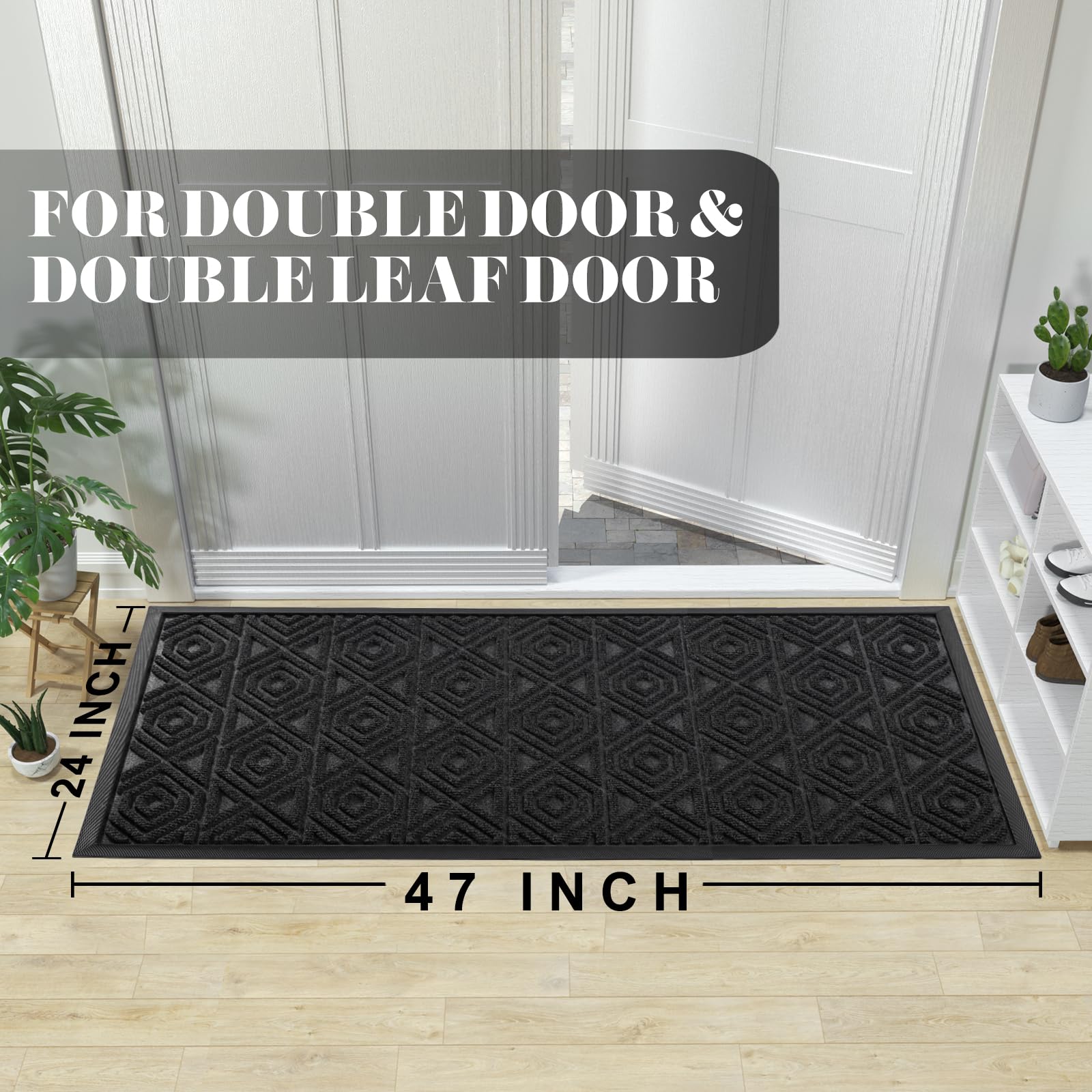 Door Mat Outdoor Indoor Entrance Welcome Mat