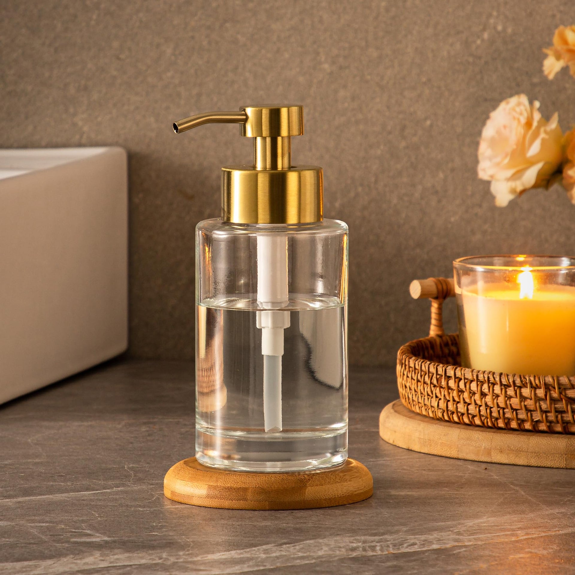 Glass Soap Dispenser