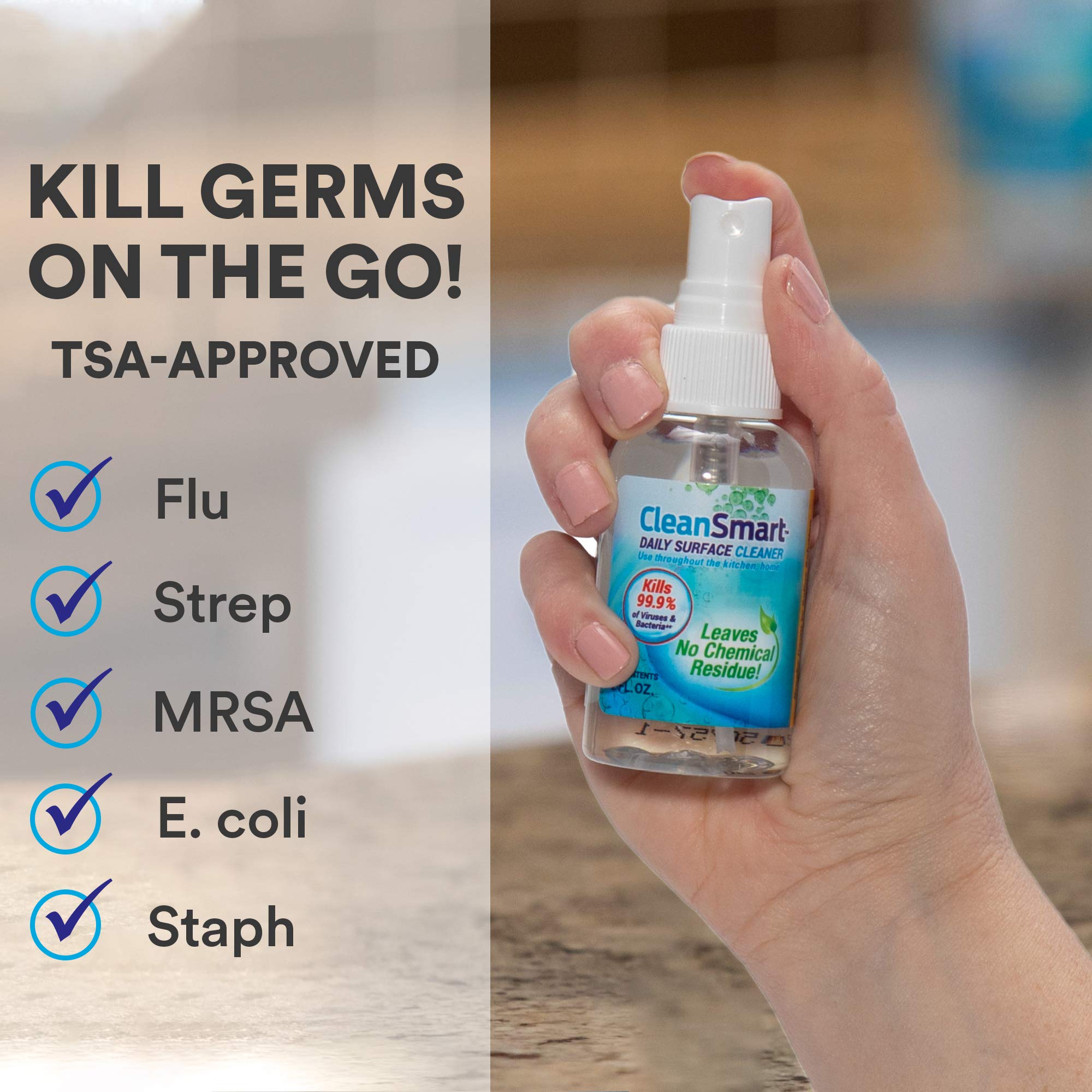 Daily Surface Cleaner Disinfectant Travel Size (6 Fl Oz)
