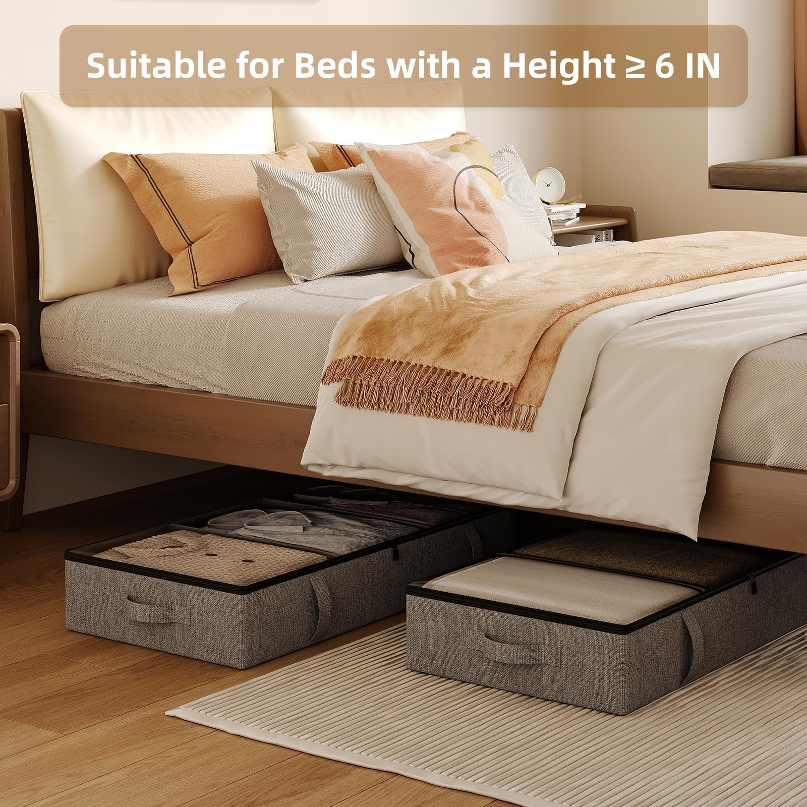 Side Supported Under Bed Storage Containers (2 Count)