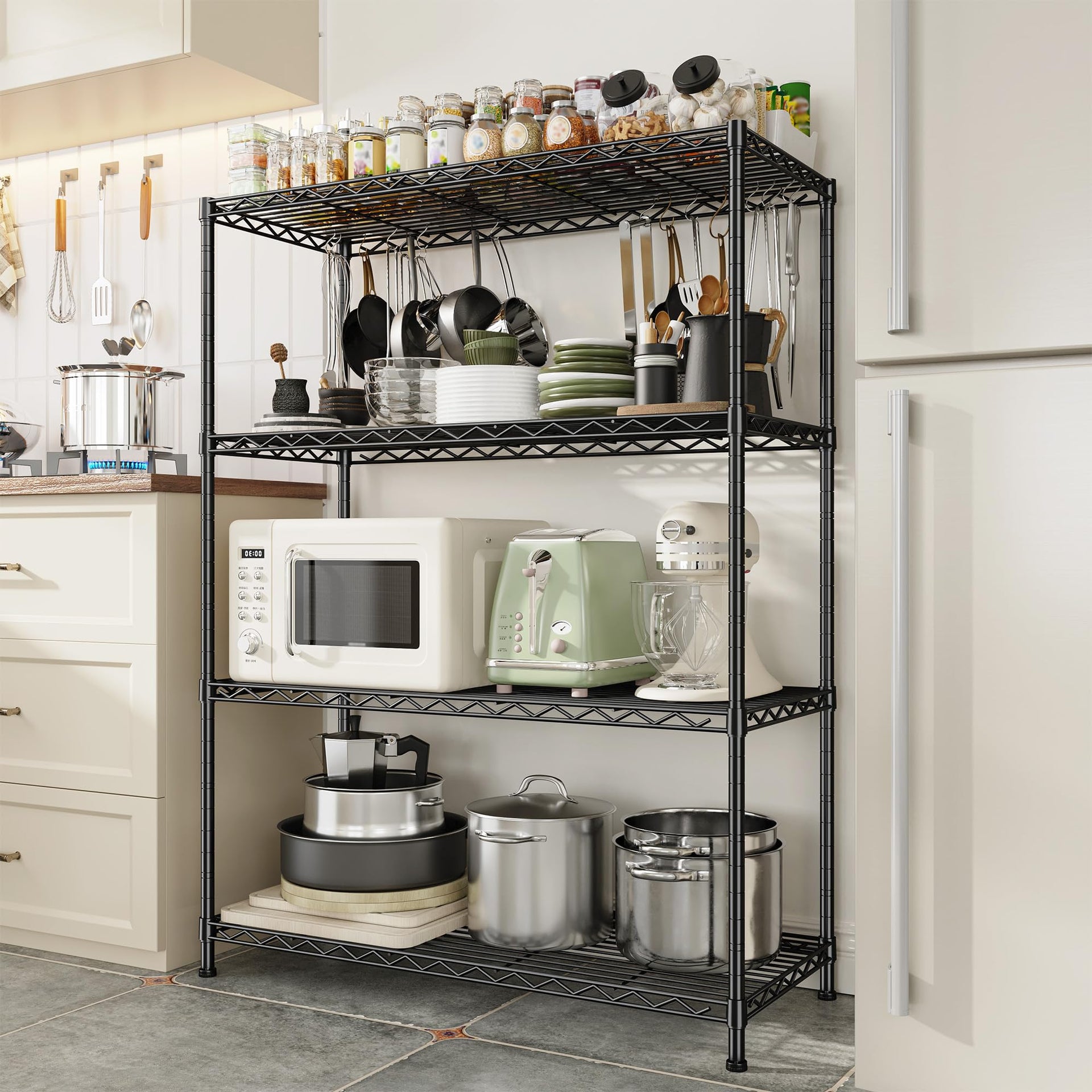 Heavy Duty 4 Tier 620LBS Storage Rack