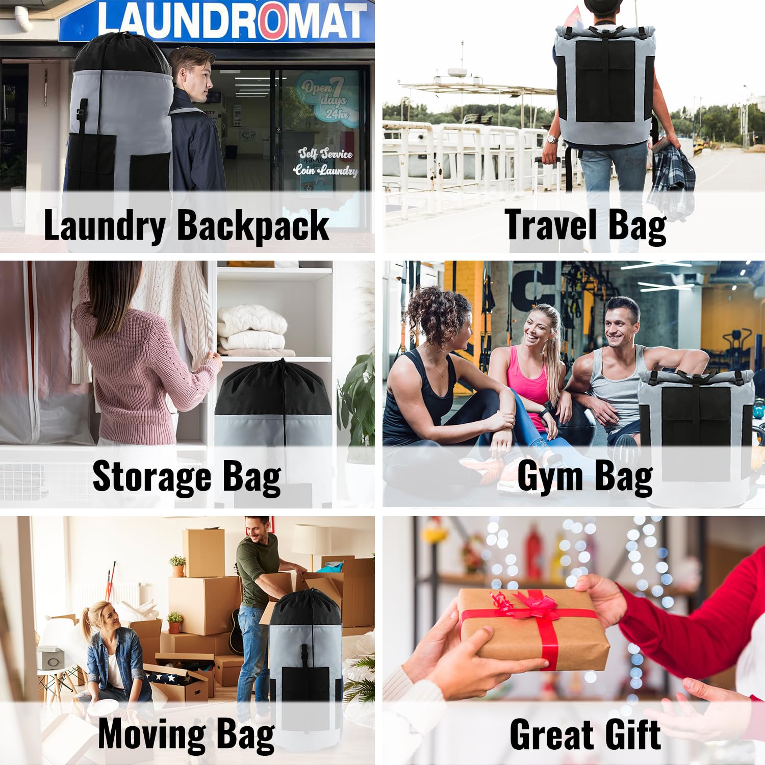 Laundry Bag Backpack
