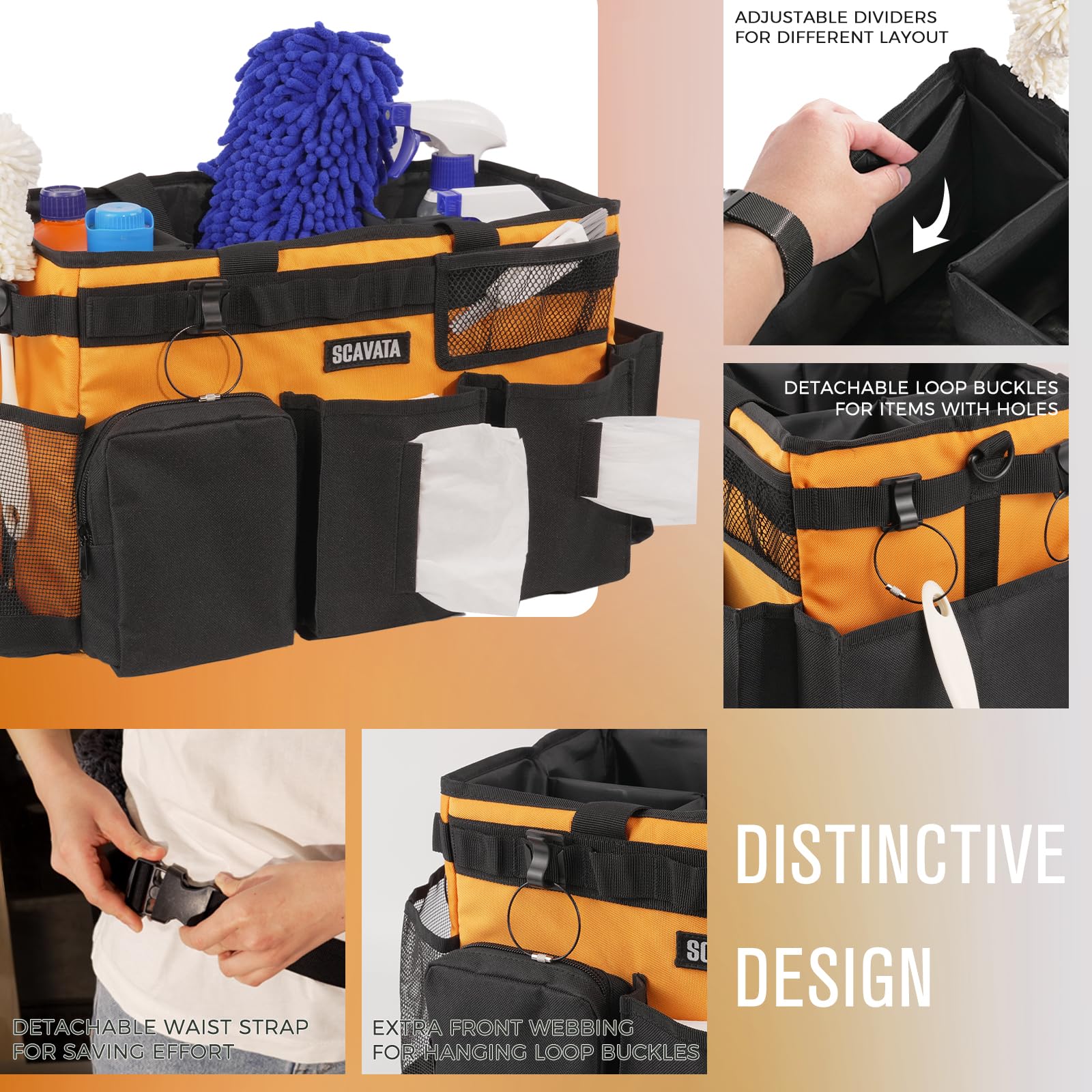 Wearable Cleaning Caddy Bag