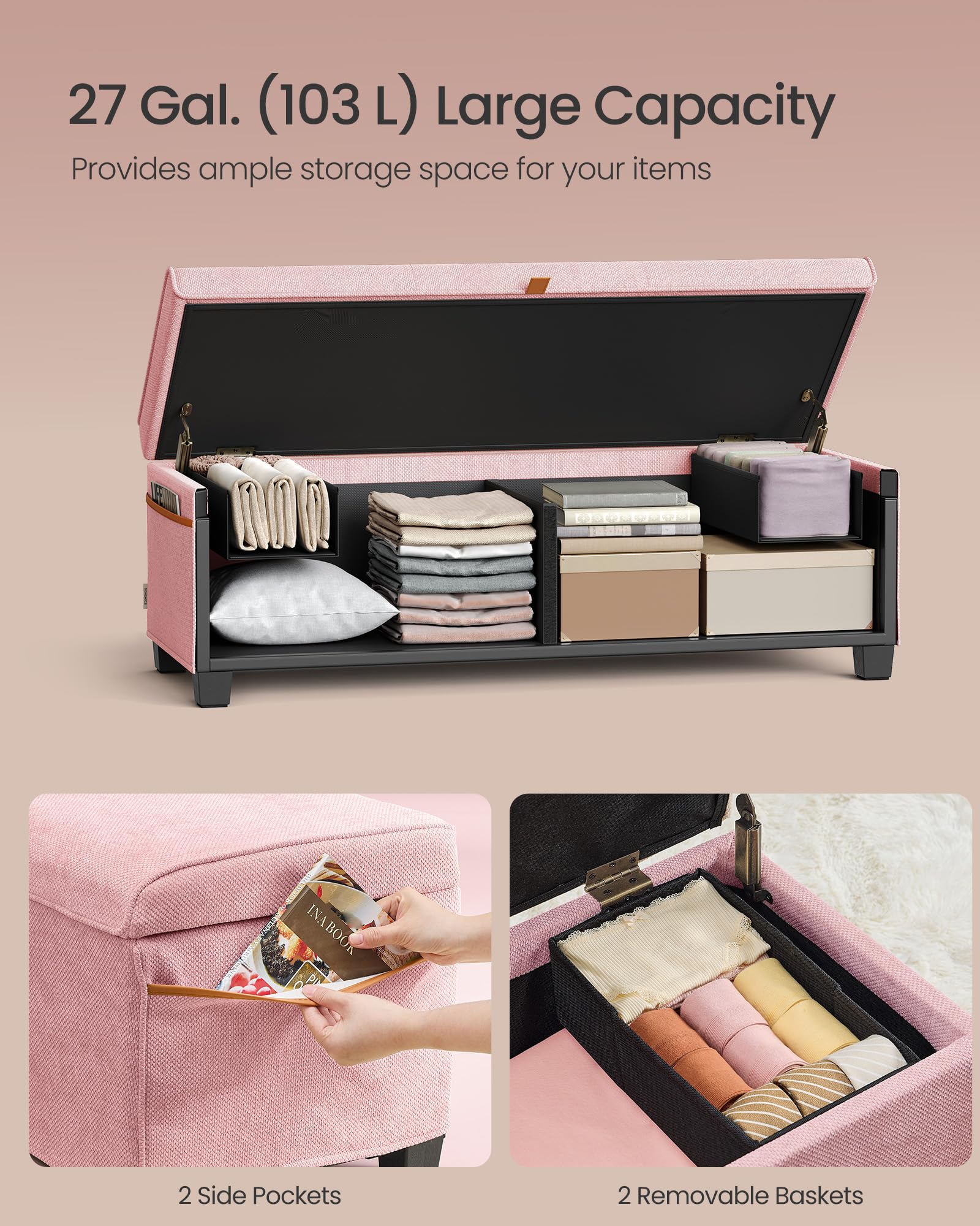 Storage Ottoman Bench
