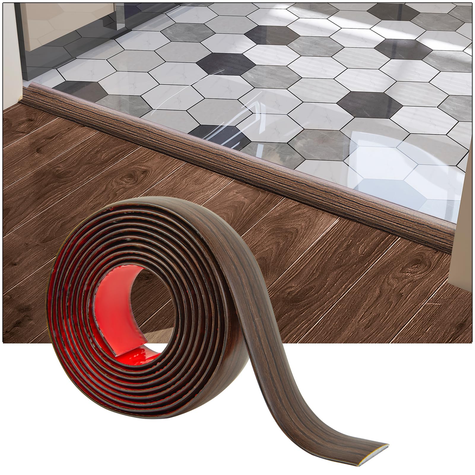 10 ft Flat Floor Transition Strip