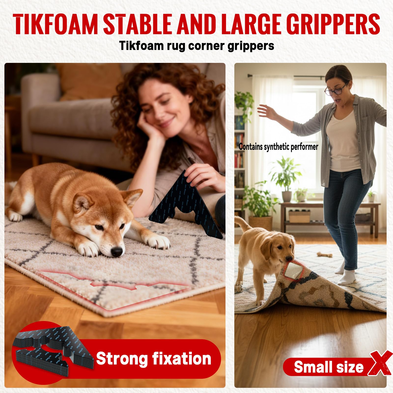 Reusable Rug Tape Non Slip Gripper (16 .)