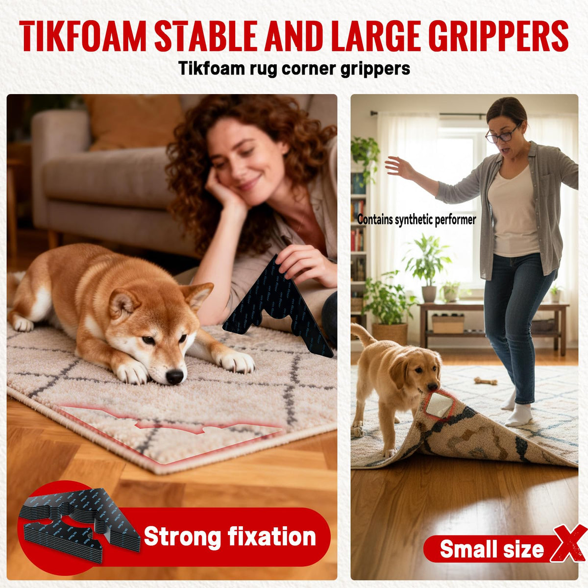 Reusable Rug Tape Non Slip Gripper