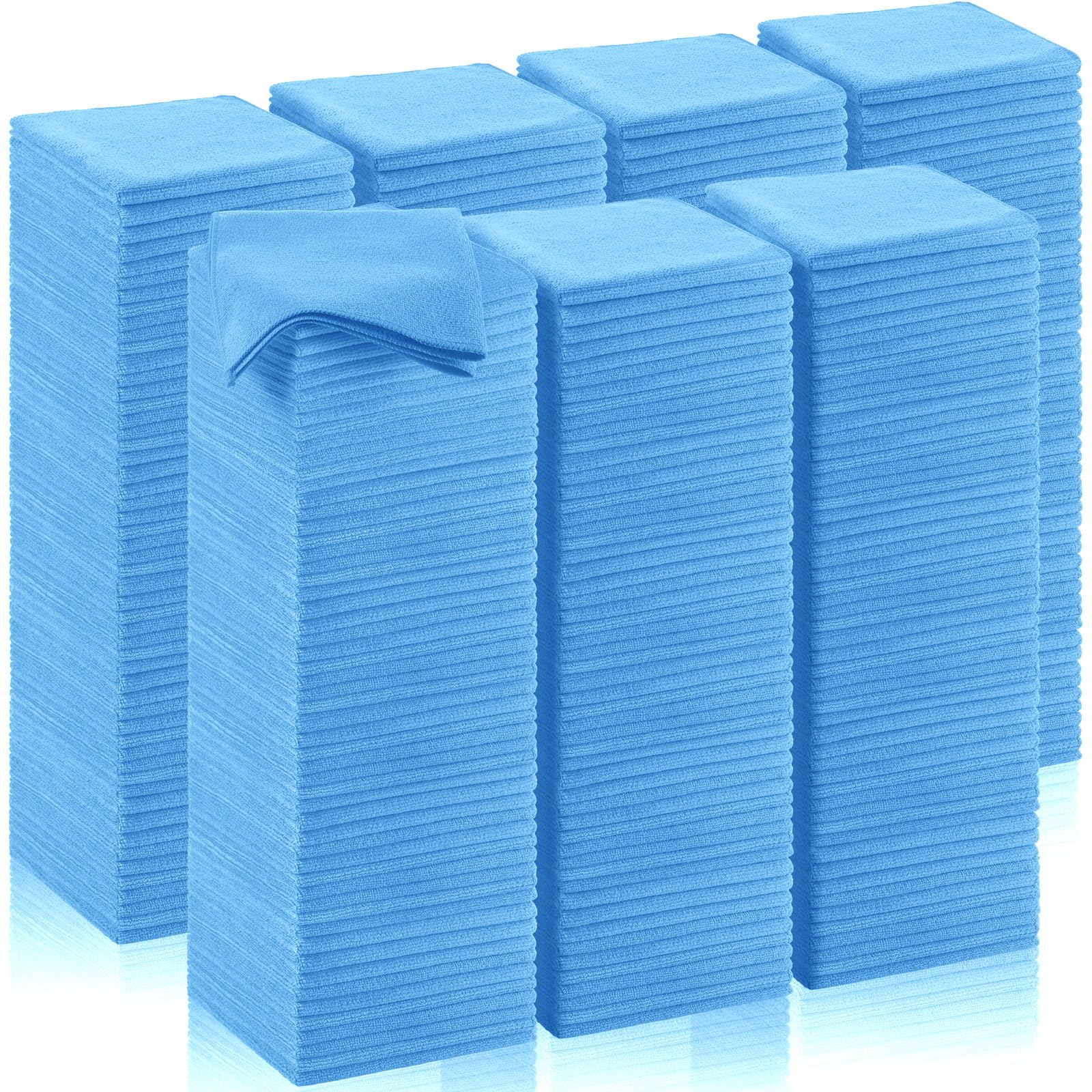 200 Pcs Microfiber Cleaning Cloth 16x16 Inch Microfiber Towels for Car Ultra Absorbent Cleaning Rags Reusable Lint Free Streak Free Detailing Towel for Car Washing Drying Dusting (200 Count)
