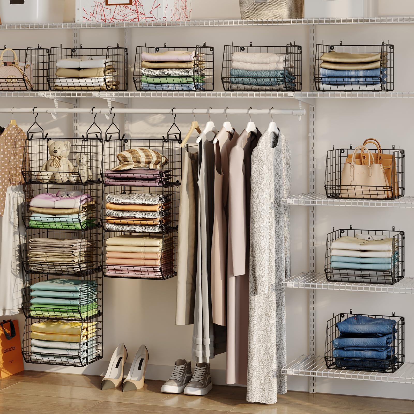 6 Tier Closet Hanging Organizer (6 Count)