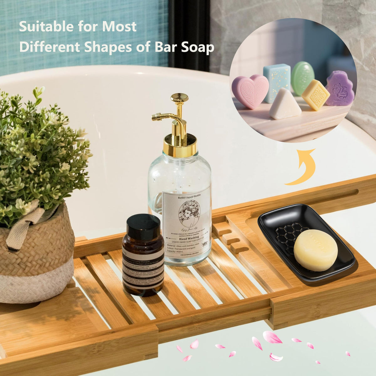 Ceramic Soap Dish for Shower