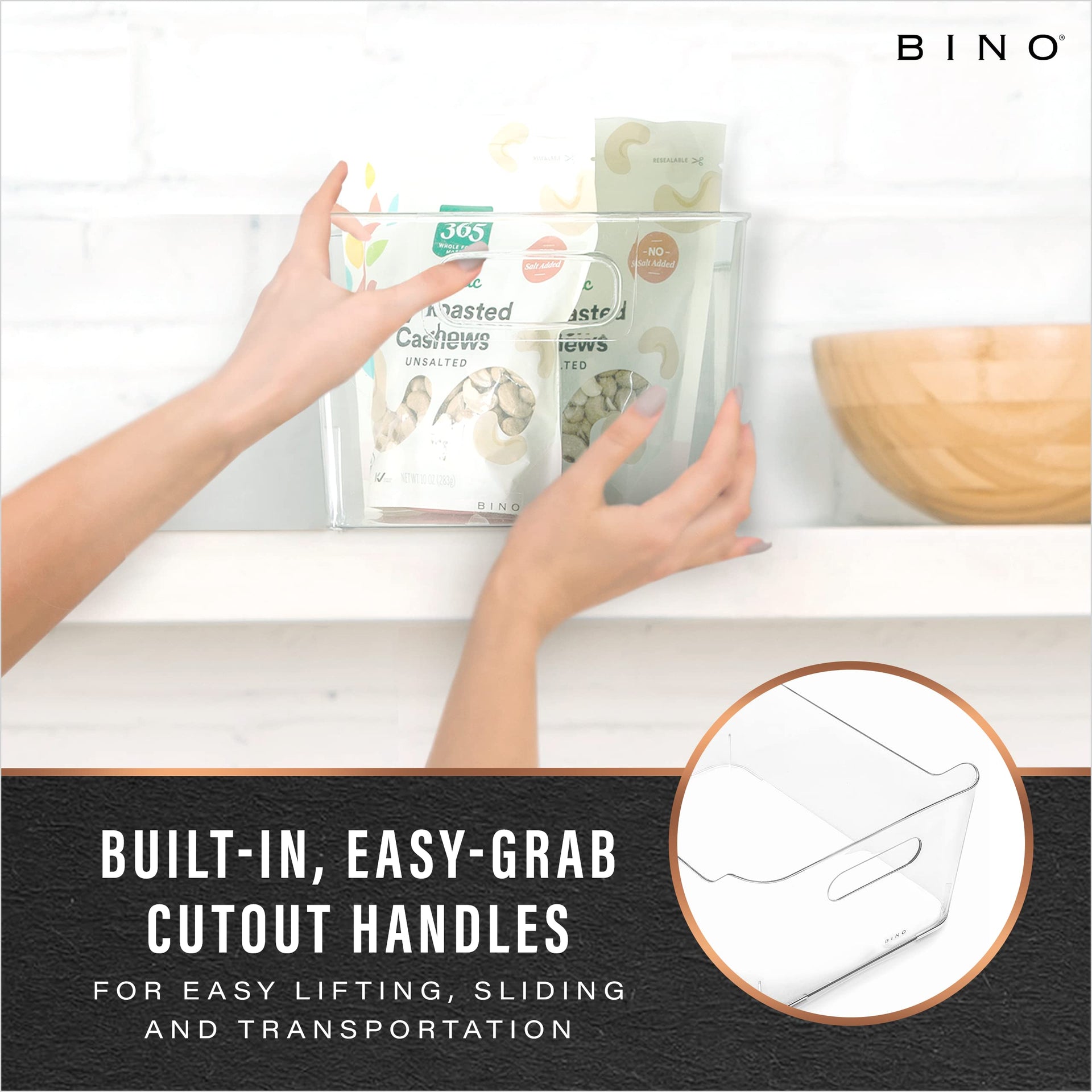 Plastic Storage Bins (2 Count)